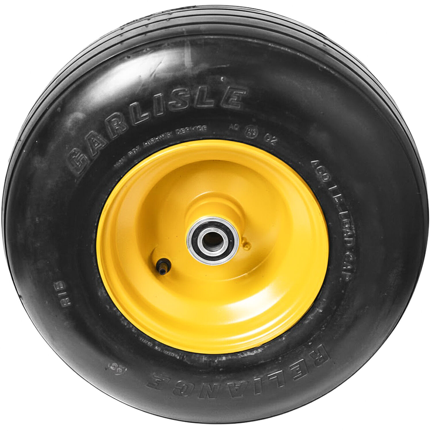 Carlisle (Carlstar) Reliance Rib 13X6.50-6 6x4.5 1" Hub Bearing Yellow Solid