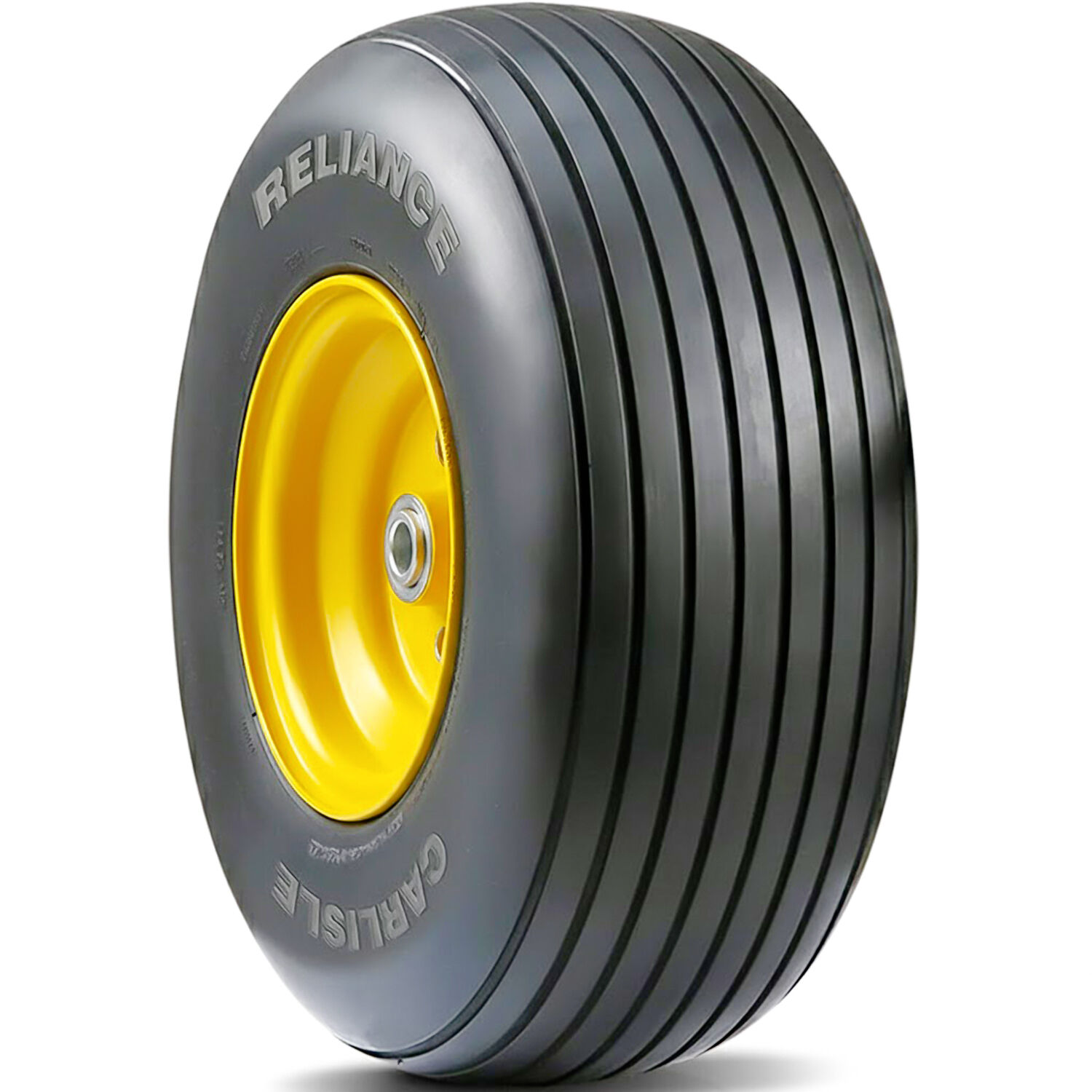 Carlisle (Carlstar) Reliance Rib 13X6.50-6 6x4.5 1" Hub Bearing Yellow Solid