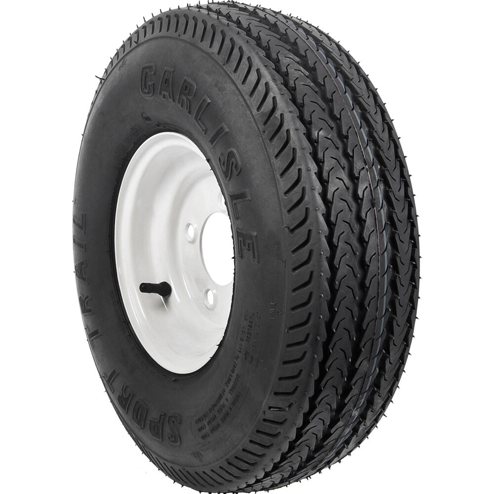 Carlisle Sport Trail ST 4.8-8 B (4 Ply) 4 x 4 White Stamped Tire and Wheel Assembly