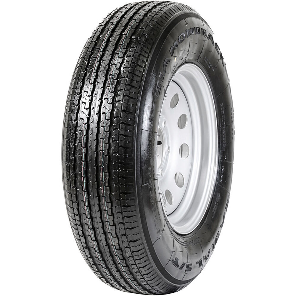 Diamondback DR653 ST 225/75R15 117/112M E (10 Ply) Trailer 6 x 5.5 White Modular Assembly