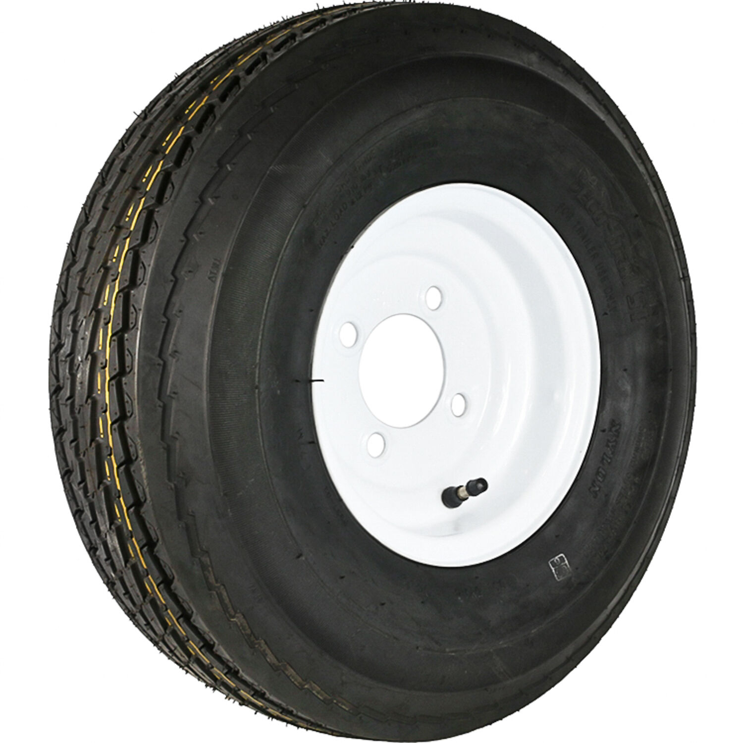 Eco-Trail ST ST 4.8-8 Boat 70M C (6 Ply) Boat Trailer 8x3.75 5 x 114.3 White Stamped Assembly