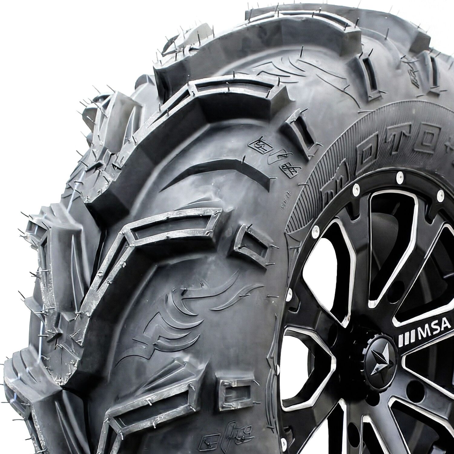 EFX Moto Max 27x10.00-14 70F 6 Ply 14x7 4 x 156 Black Eight Spoke