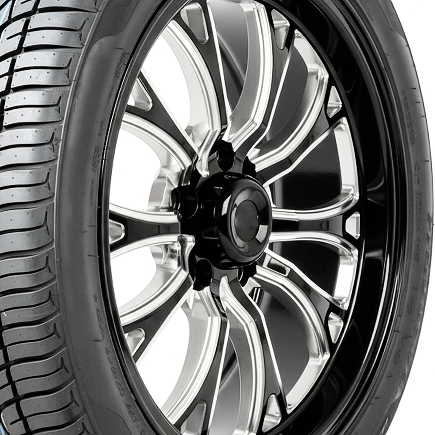 Fullway HP108 185/60R15 84H 15x6.5 5 x 100 Gloss Black Split Ten Spoke