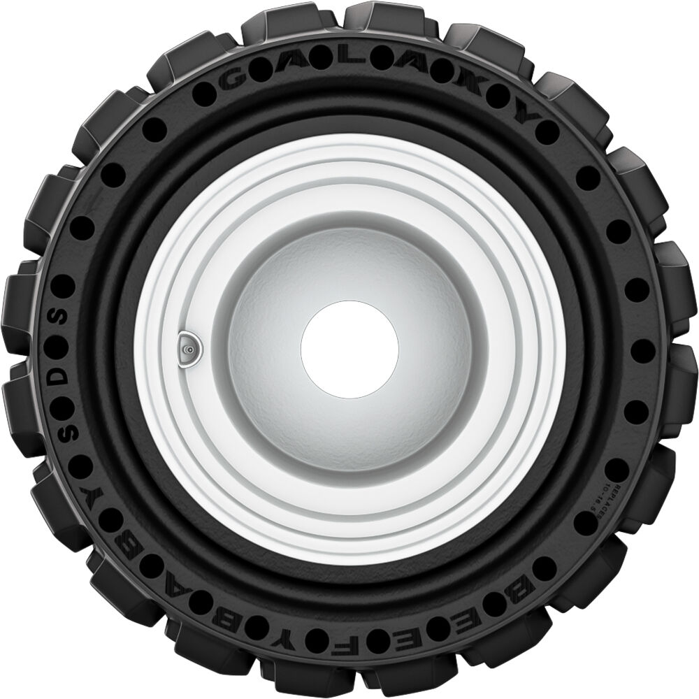 Galaxy Beefy Baby SDS Left 31X10.00-20 (10-16.5) 150A4 8 x 8 Solid White Tire and Wheel Assembly