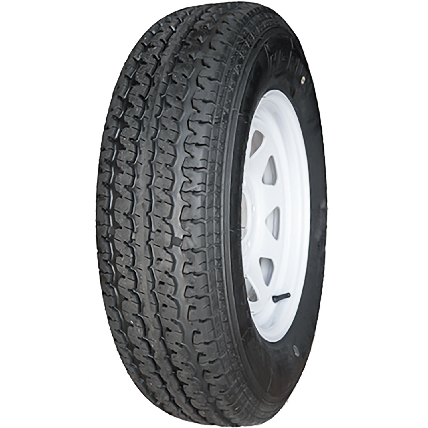 Hi-Run JK42 ST 235/80R16 E (10 Ply) 16x6 8 x 165.1 White Eight Spoke