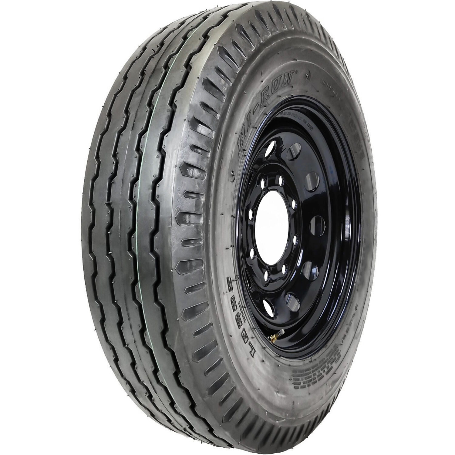 Hi-Run LQ225 ST 205/85D14.5 G (14 Ply) 14.5x6 6 x 139.7 Black Modular