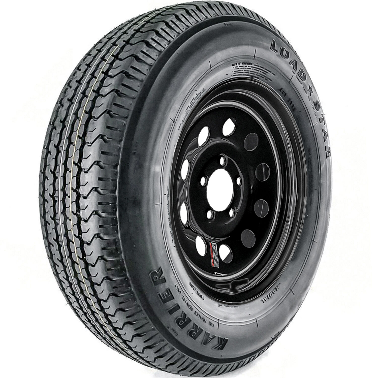 Kenda Loadstar Karrier ST 205/75R15 108M D (8 Ply) Trailer 5 x 114.3 Black Modular Assembly
