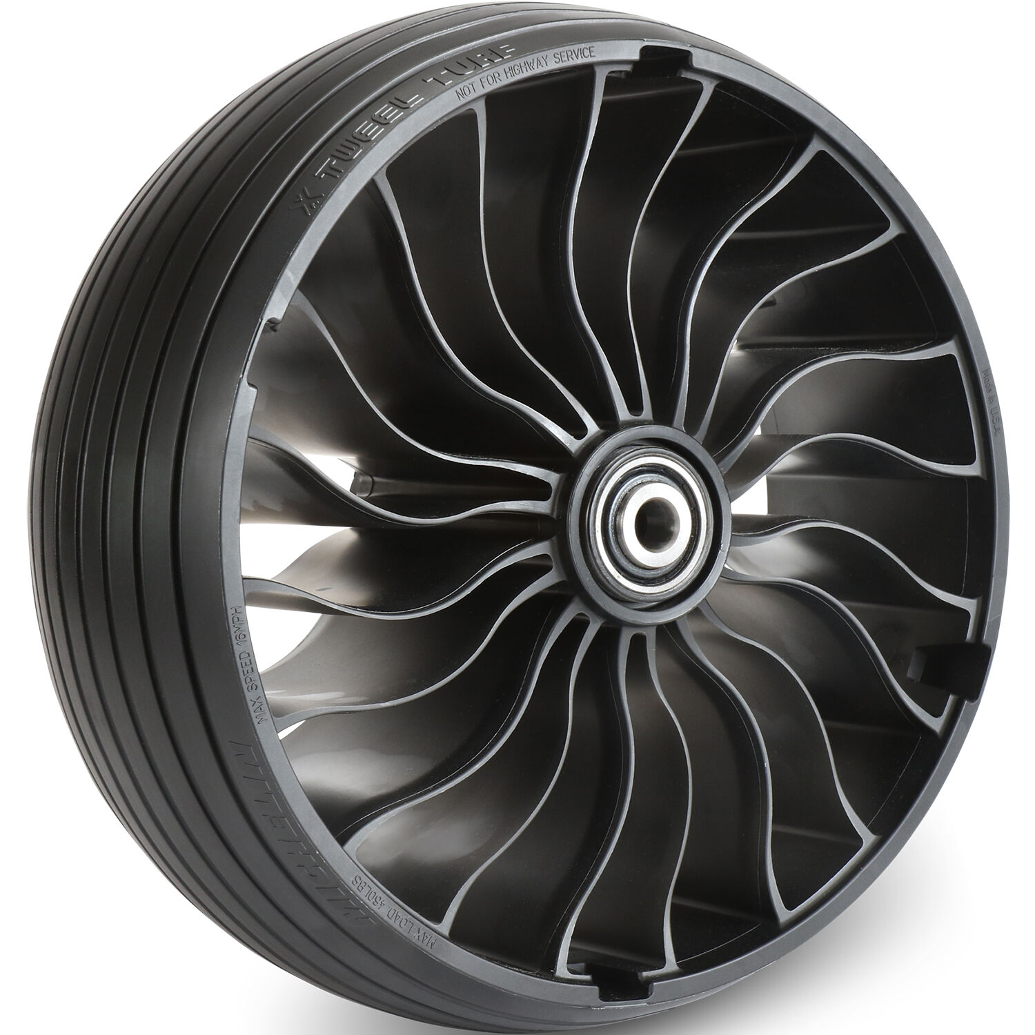Michelin X Tweel Turf Grooved Caster 13X6.50N6 37A5 3/4" Airless Radial Tire