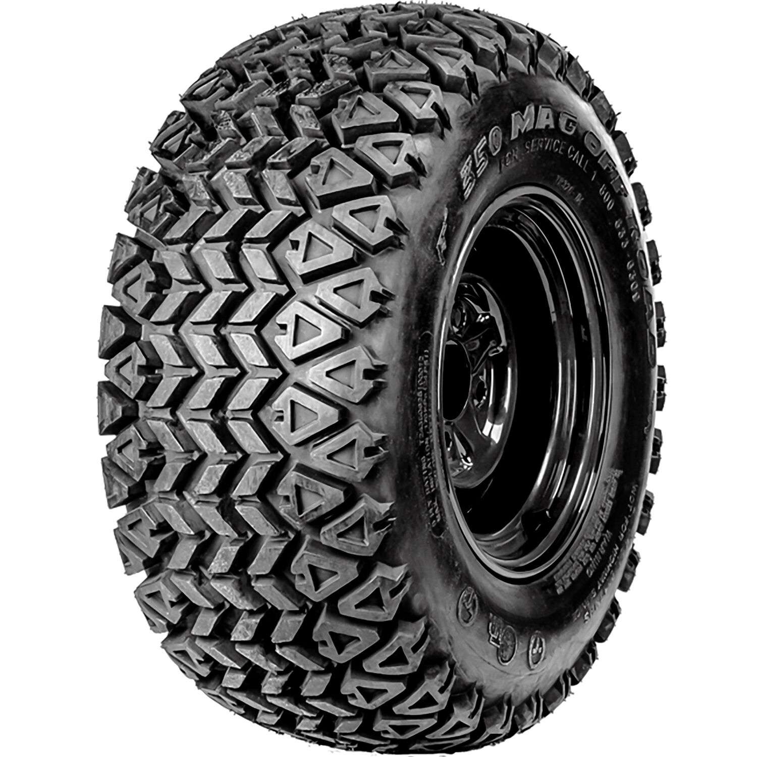 OTR 350 Mag 25x10.00-14 14 Ply 14x8 4x110 Black Modular