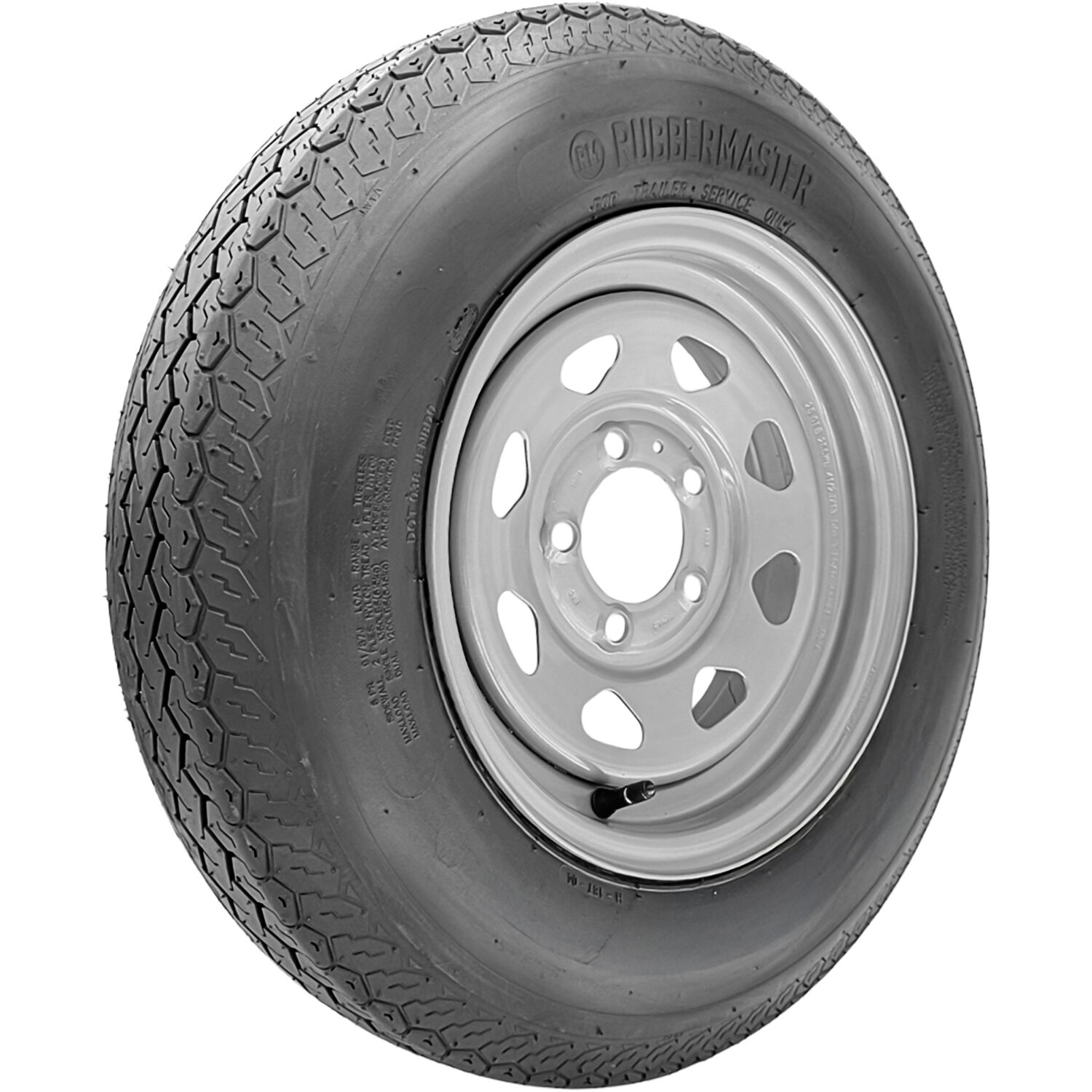 RubberMaster H187 ST F78-14 100/96J C (6 Ply) 14x6 5 x 114.3 Silver Eight Spoke