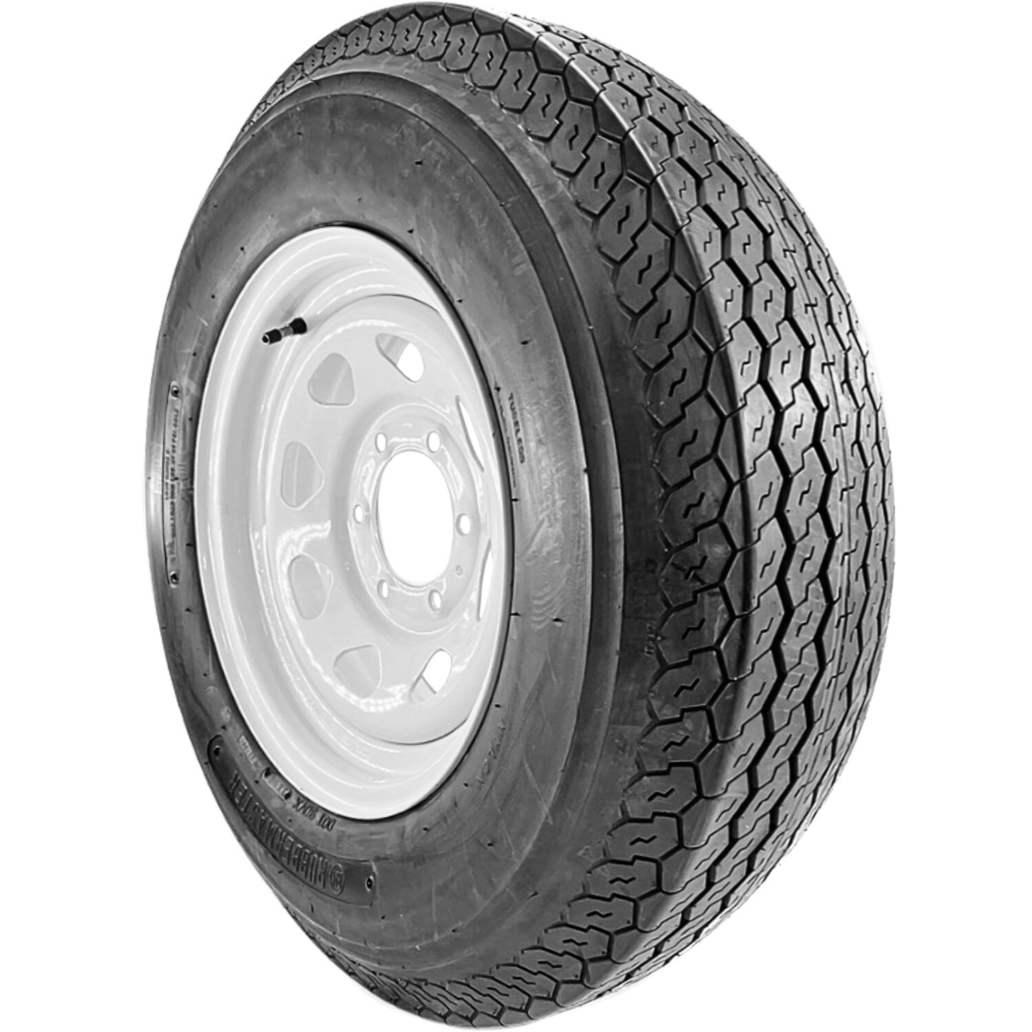 RubberMaster S258 ST 225/75D15 H78-15 D 8 Ply 6 on 5.5 Eight Spoke Assembly