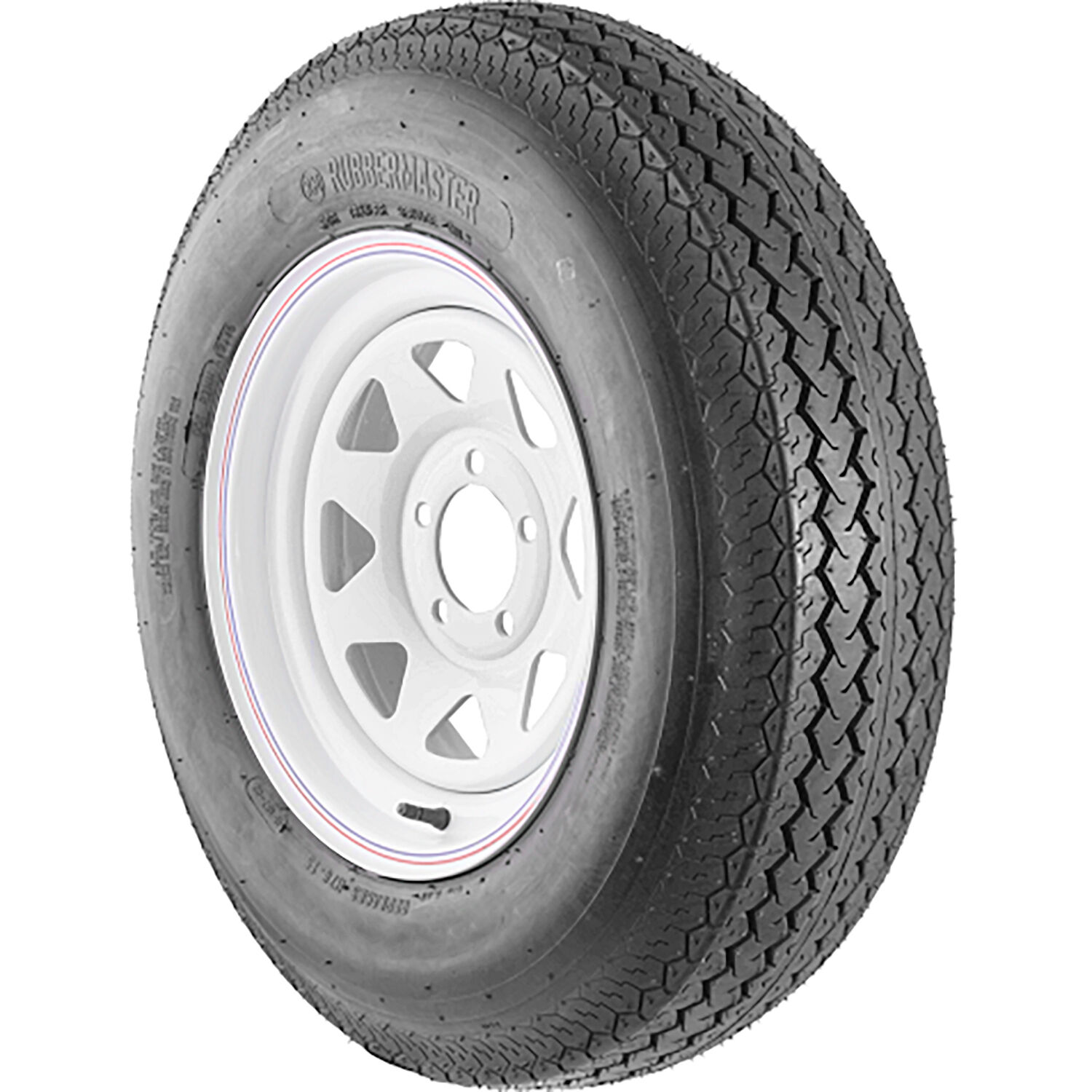 RubberMaster P811 4.8-12 4.80-12 4.8x12 B 4 Ply 5 on 4.5 Eight SpokeAssembly