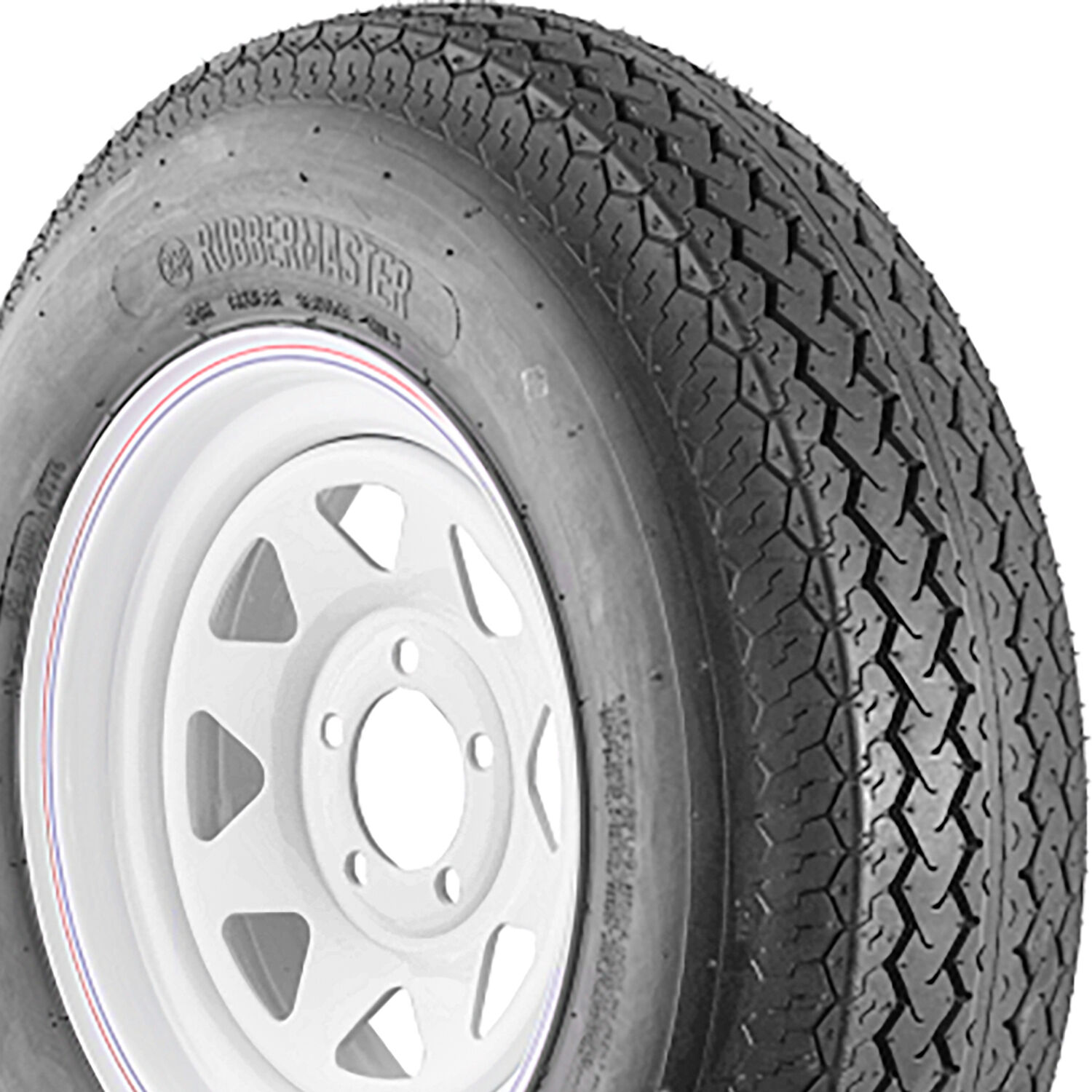 RubberMaster P811 4.8-12 4.80-12 4.8x12 B 4 Ply 5 on 4.5 Eight SpokeAssembly