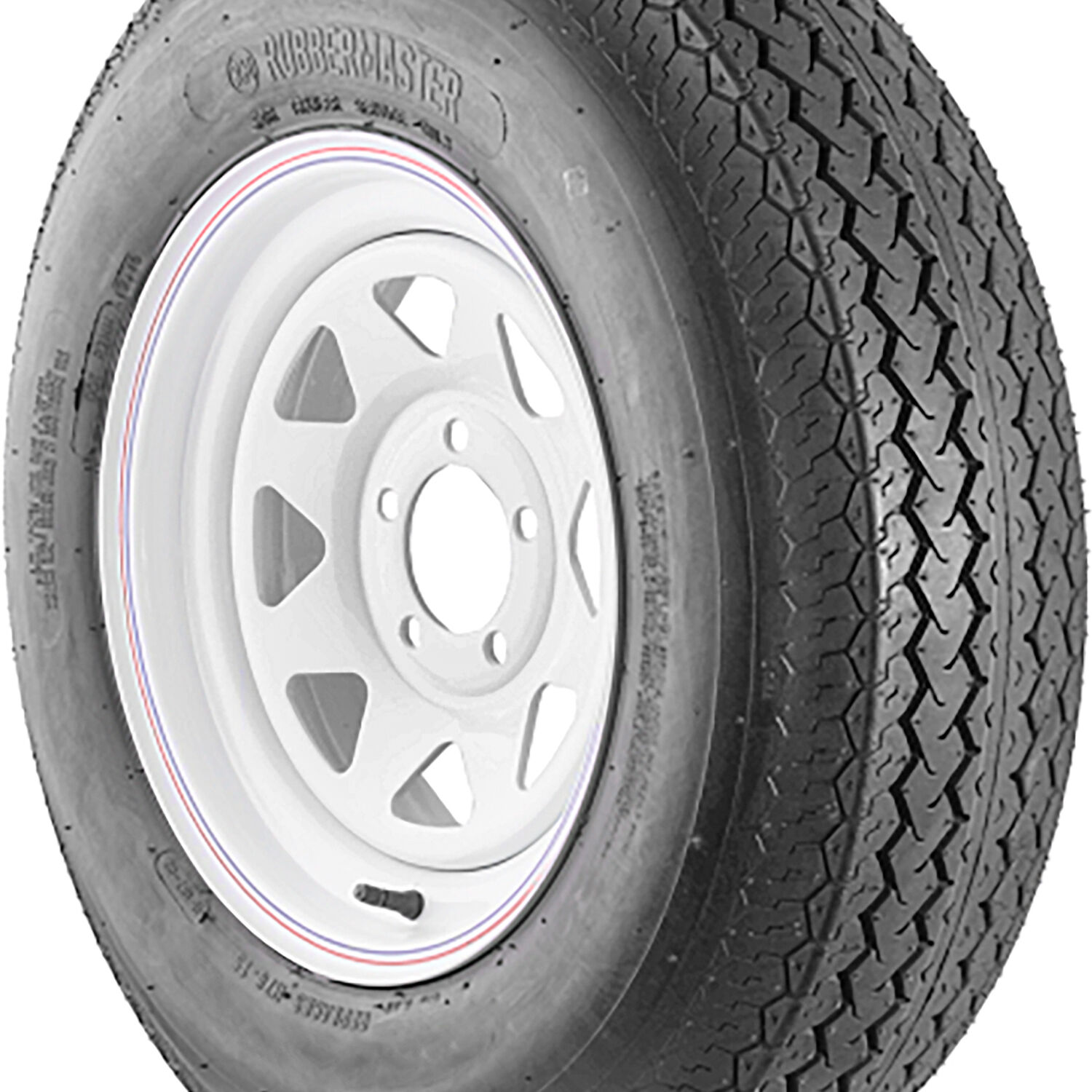 RubberMaster P811 4.8-12 4.80-12 4.8x12 B 4 Ply 5 on 4.5 Eight SpokeAssembly