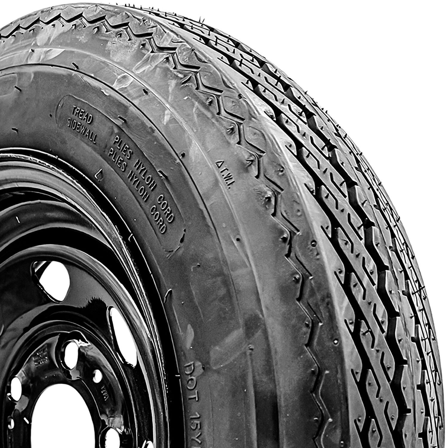RubberMaster P811 ST 4.8-12 72M B (4 Ply) 12x4 5x114.3 Black Eight Spoke