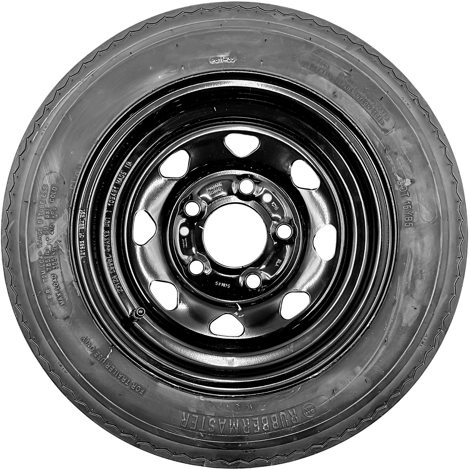 RubberMaster P811 ST 4.8-12 72M B (4 Ply) 12x4 5x114.3 Black Eight Spoke