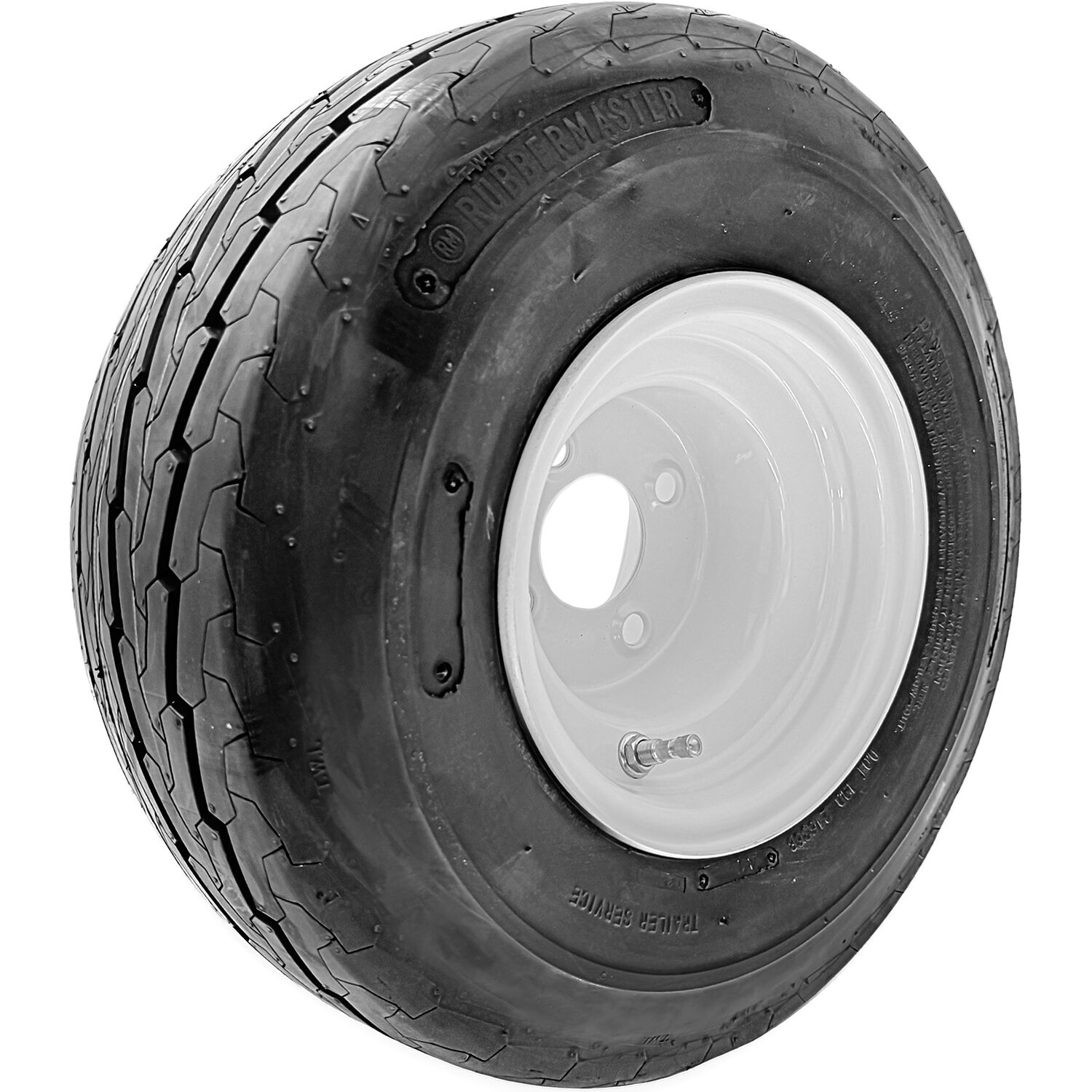 RubberMaster S368 ST 20.5X8.00-10 20.5X8-10 C 6 Ply 4 on 4 Stamped Assembly