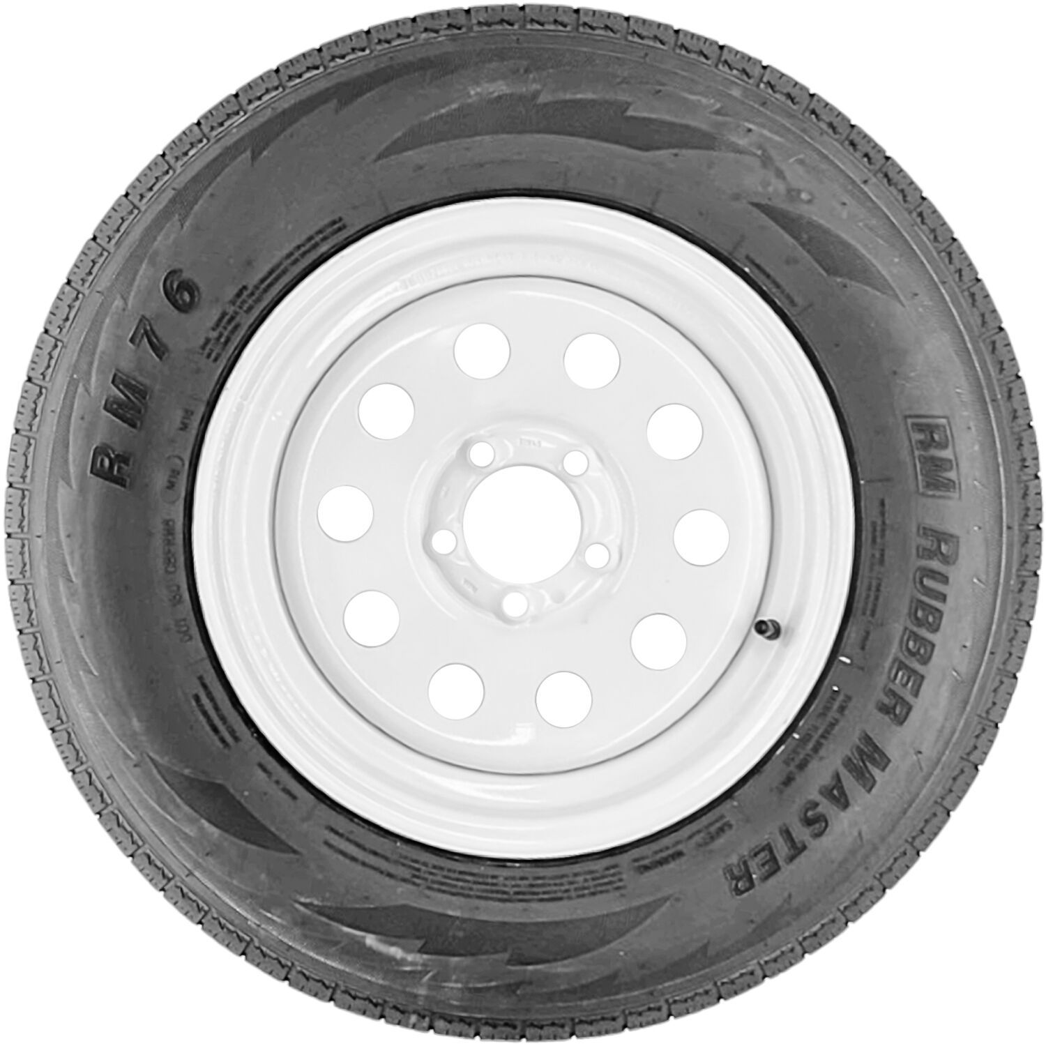 RubberMaster RM76 ST 205/75R15 E (10 Ply) 15x6 5 x 114.3 White Modular