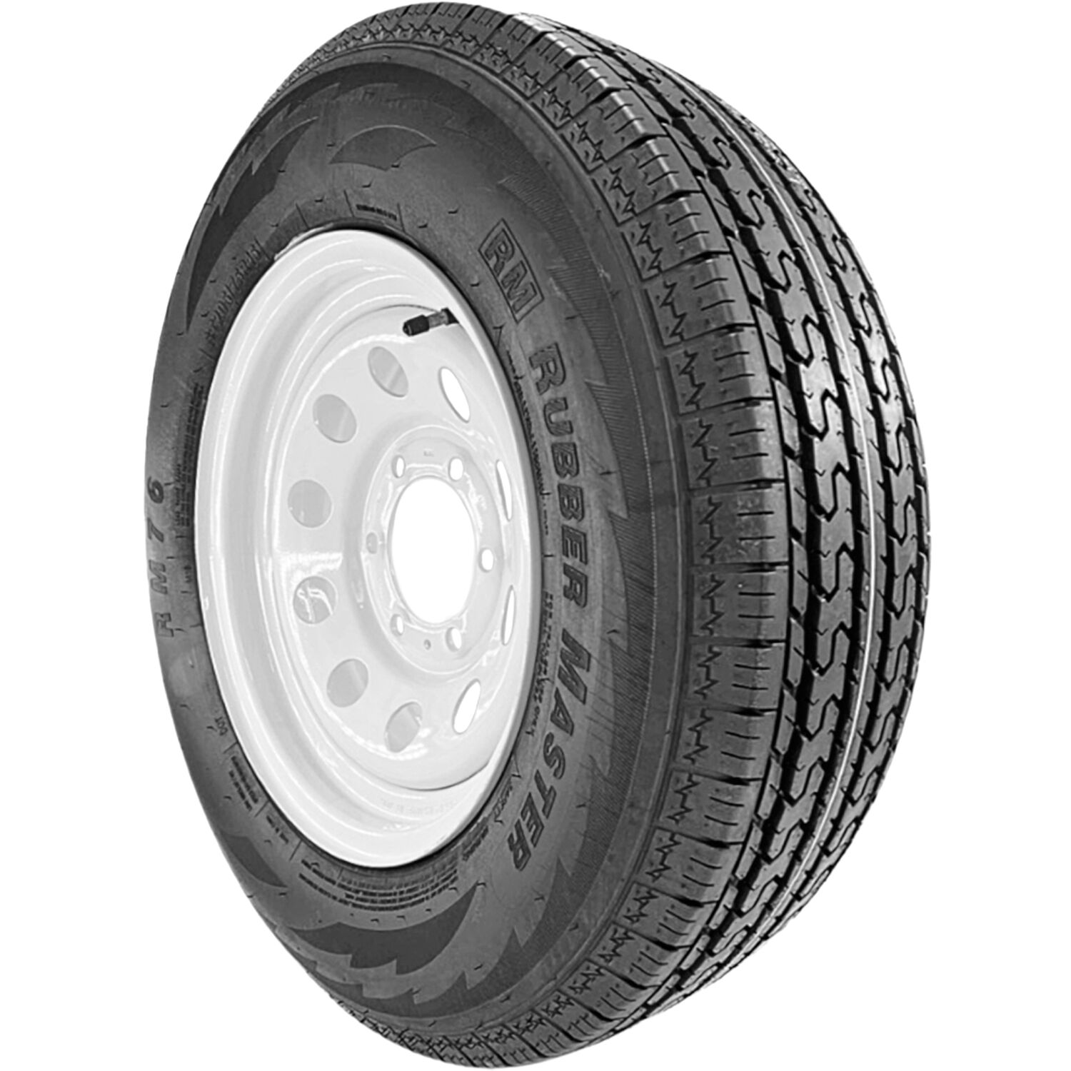RubberMaster RM76 ST 205/75R15 E (10 Ply) 15x6 6 x 139.7 White Modular