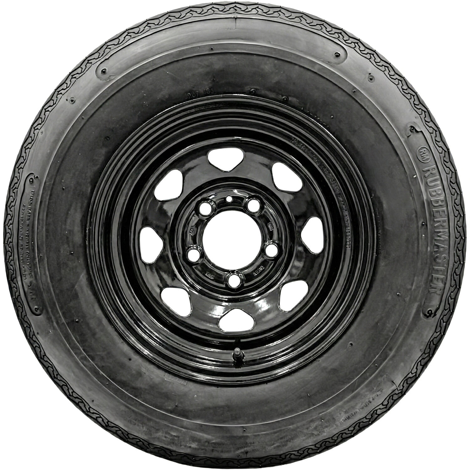 RubberMaster S257 ST C78-13 C (6 Ply) 13x4.5 5 x 114.3 Black Eight Spoke