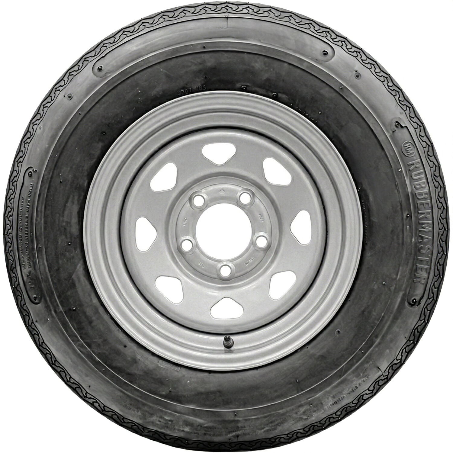 RubberMaster S257 ST C78-13 C (6 Ply) 13x4.5 5 x 114.3 Silver Eight Spoke