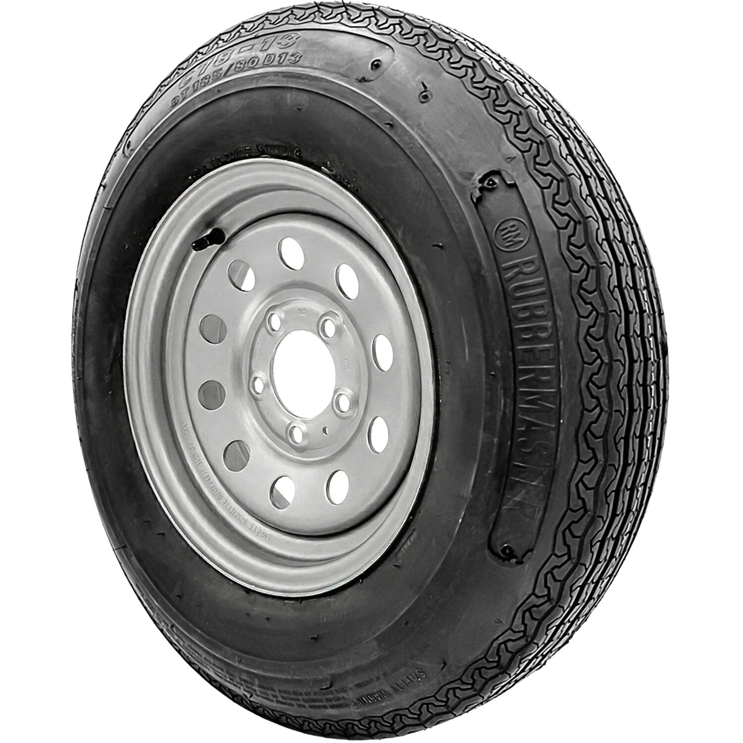 RubberMaster S257 ST C78-13 C (6 Ply) 13x4.5 5 x 114.3 Silver Modular
