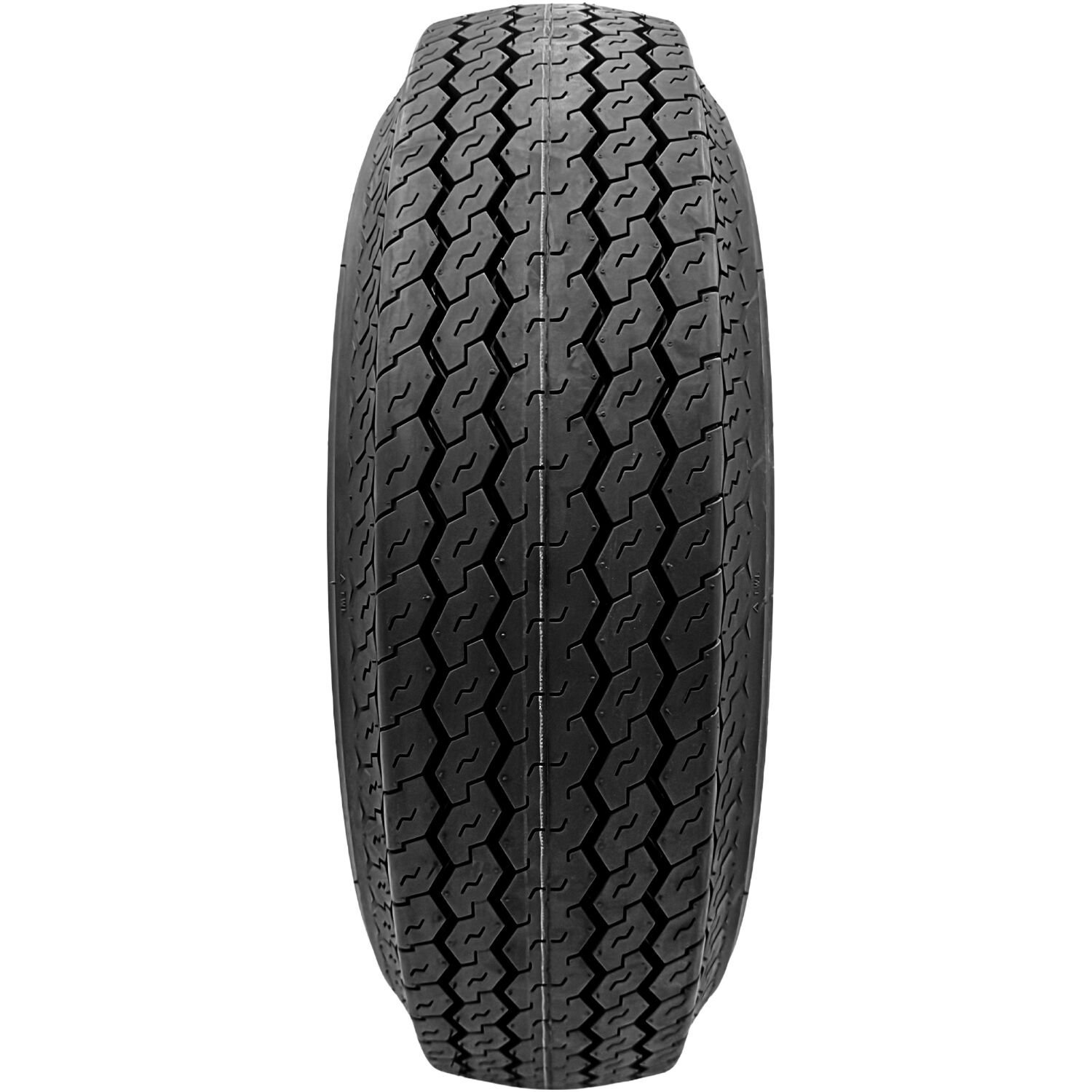 RubberMaster S258 ST F78-15 C (6 Ply) 15x6 6 x 139.7 Black Eight Spoke