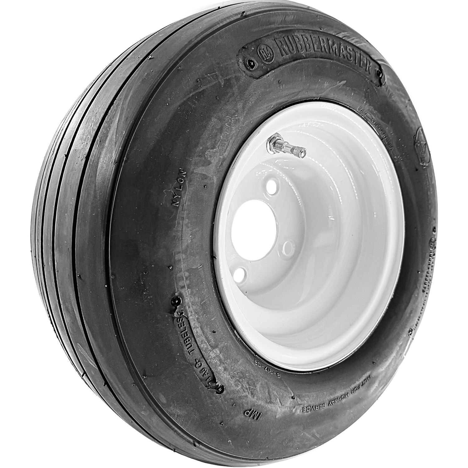 RubberMaster S317 18X8.50-8 73A6 4 Ply 8x7 4x101.6 White Stamped