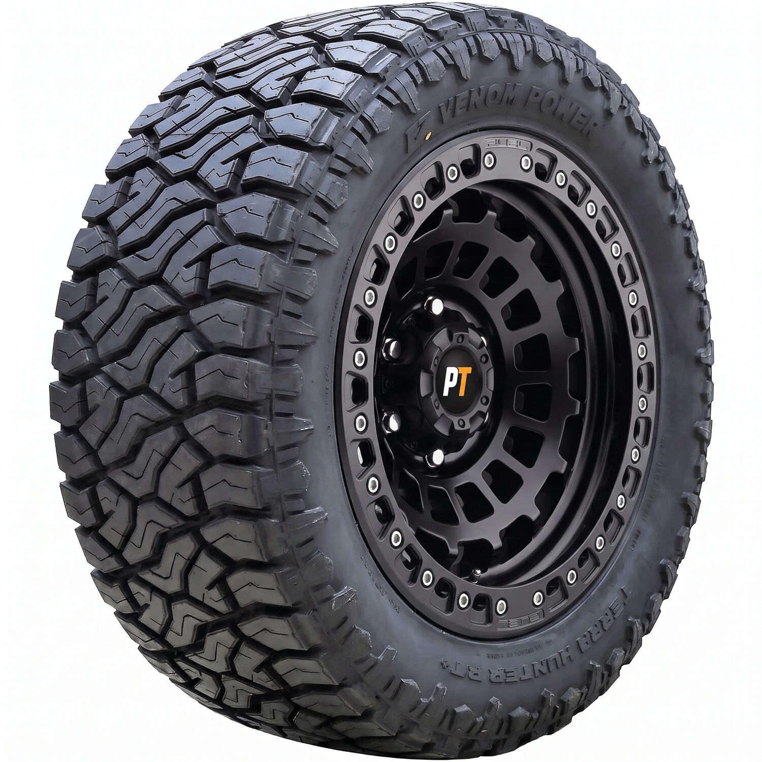 Venom Power Terra Hunter R/T+ LT 33X12.50R20 114Q E (10 Ply) RT R/T Rugged Terrain Tire
