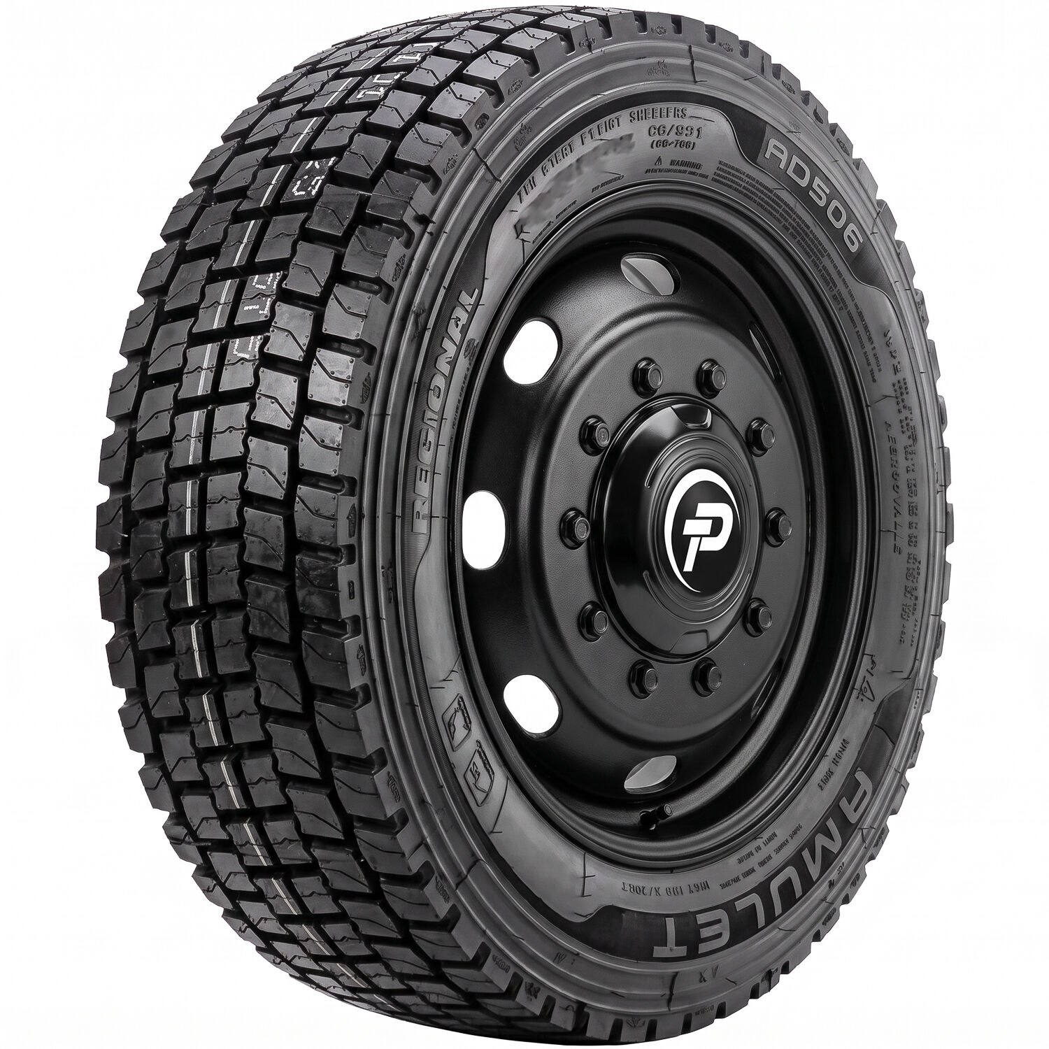 Amulet AD506 245/70R19.5 136/134M H (16 Ply) All Weather Tire