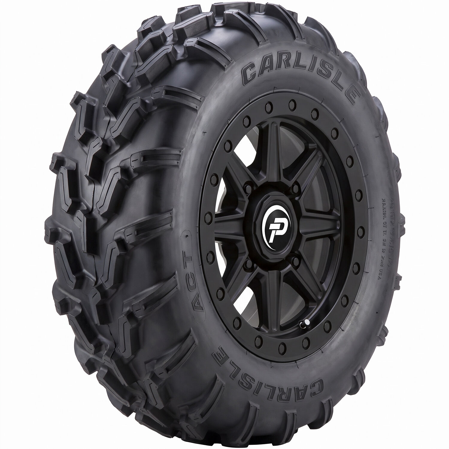 Carlisle (Carlstar) A.C.T. 25X8.00R12 42F 3-Star MT M/T Mud Terrain Tire