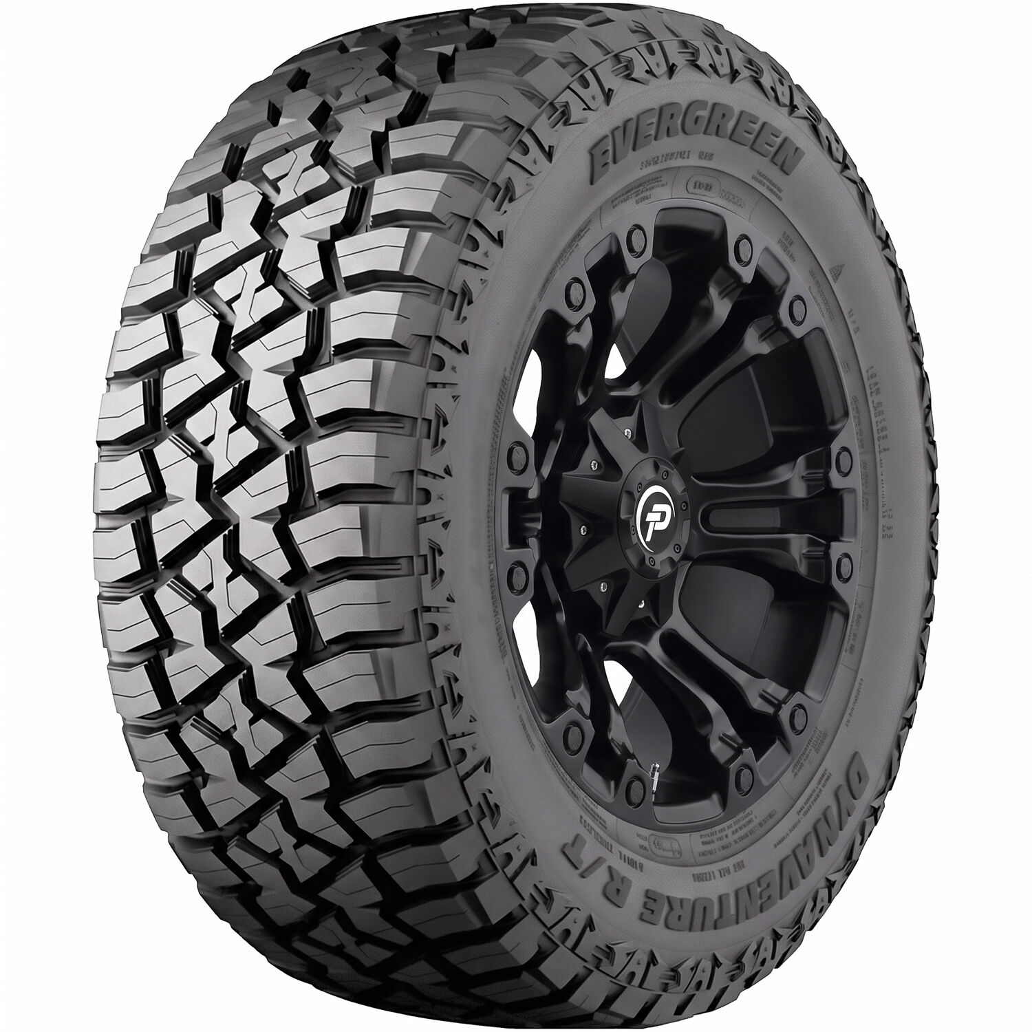 Evergreen DynaVenture R/T (3 Ply Sidewall) LT 35X12.50R20 121Q E (10 Ply)