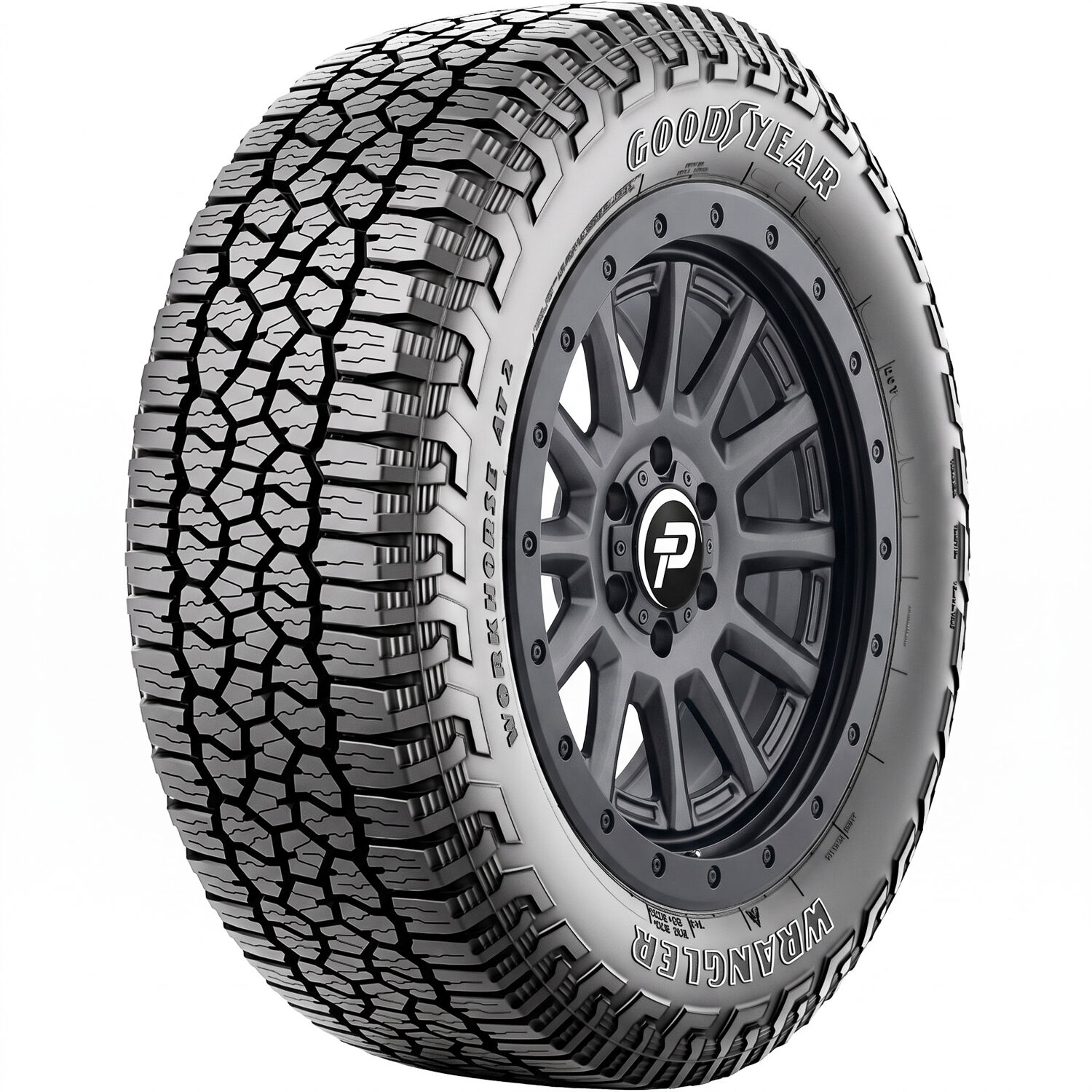 Goodyear Wrangler Workhorse AT2 LT 275/70R18 125/122S E (10 Ply) (OWL)