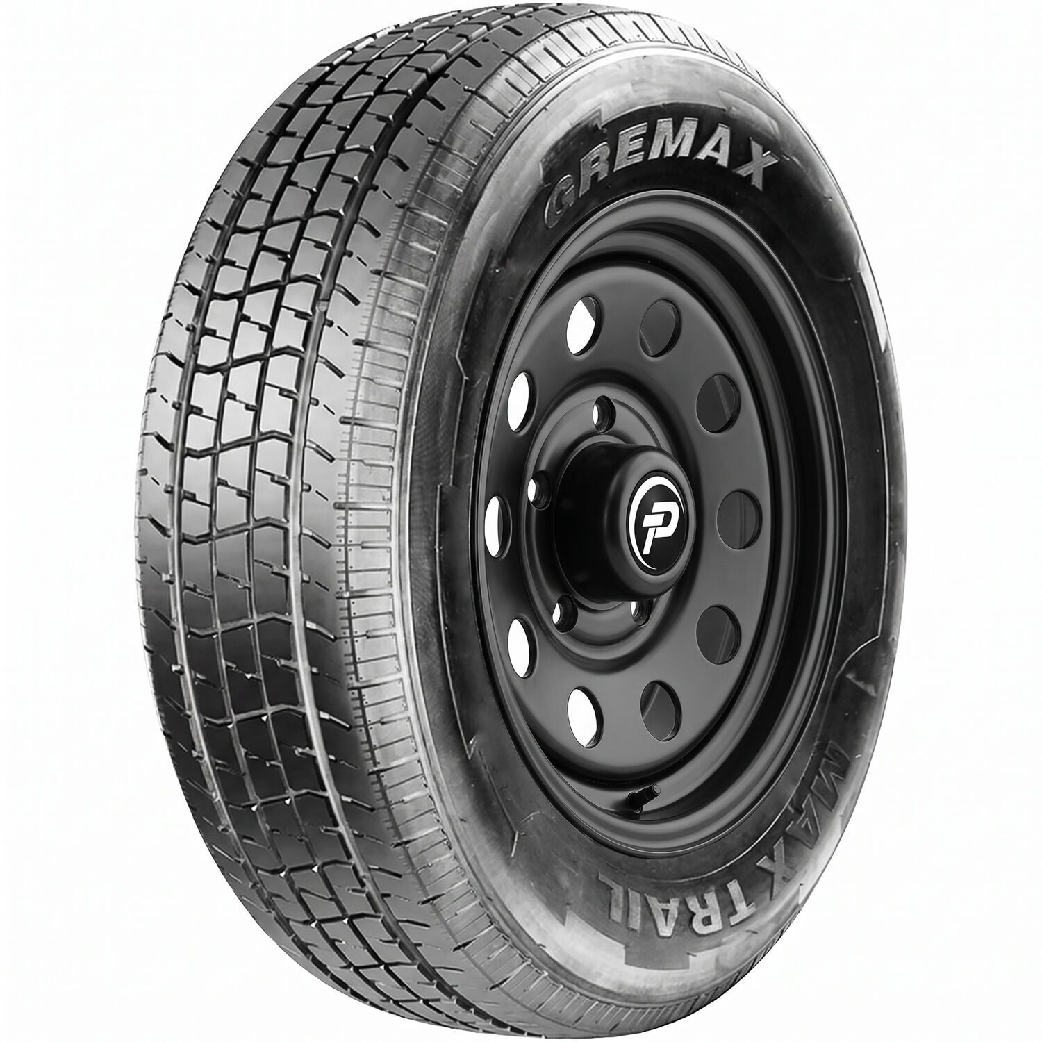Gremax Max Trail Semi-Steel ST 235/85R16 128/124M F (12 Ply) Trailer Tire