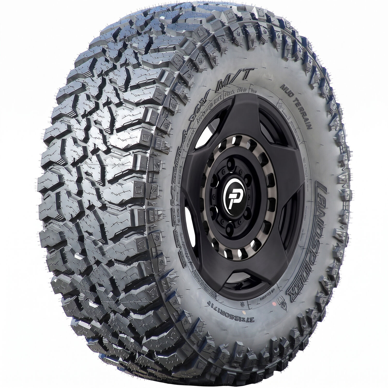 Landspider Rocktraxx M/T LT 37X12.50R17 128Q E (10 Ply)