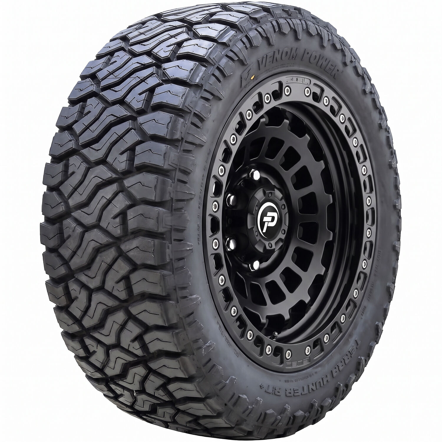 Venom Power Terra Hunter R/T+ LT 33X12.50R20 114Q E (10 Ply) RT R/T Rugged Terrain Tire