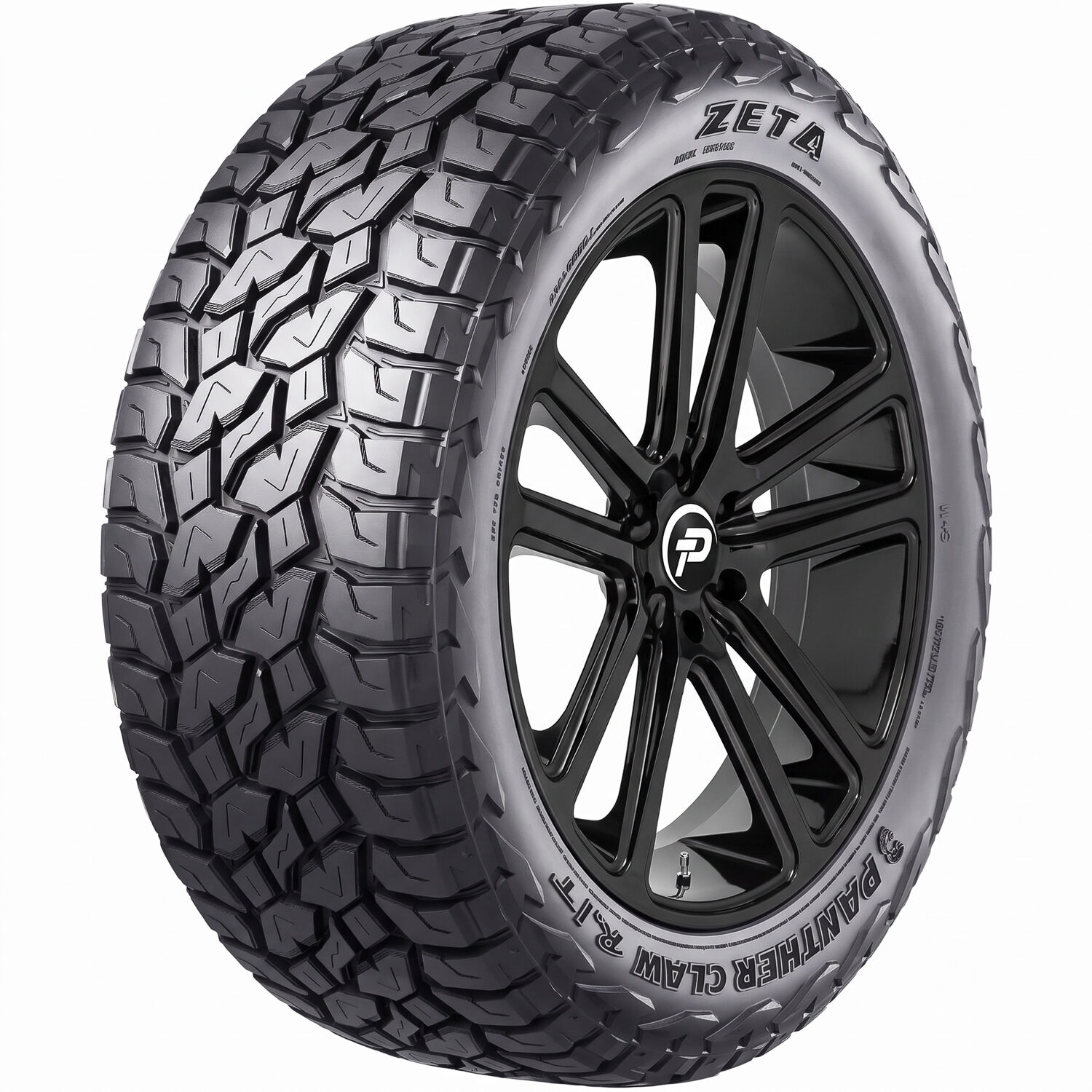 Zeta Panther Claw R/T LT 35X12.50R20 126Q F (12 Ply)