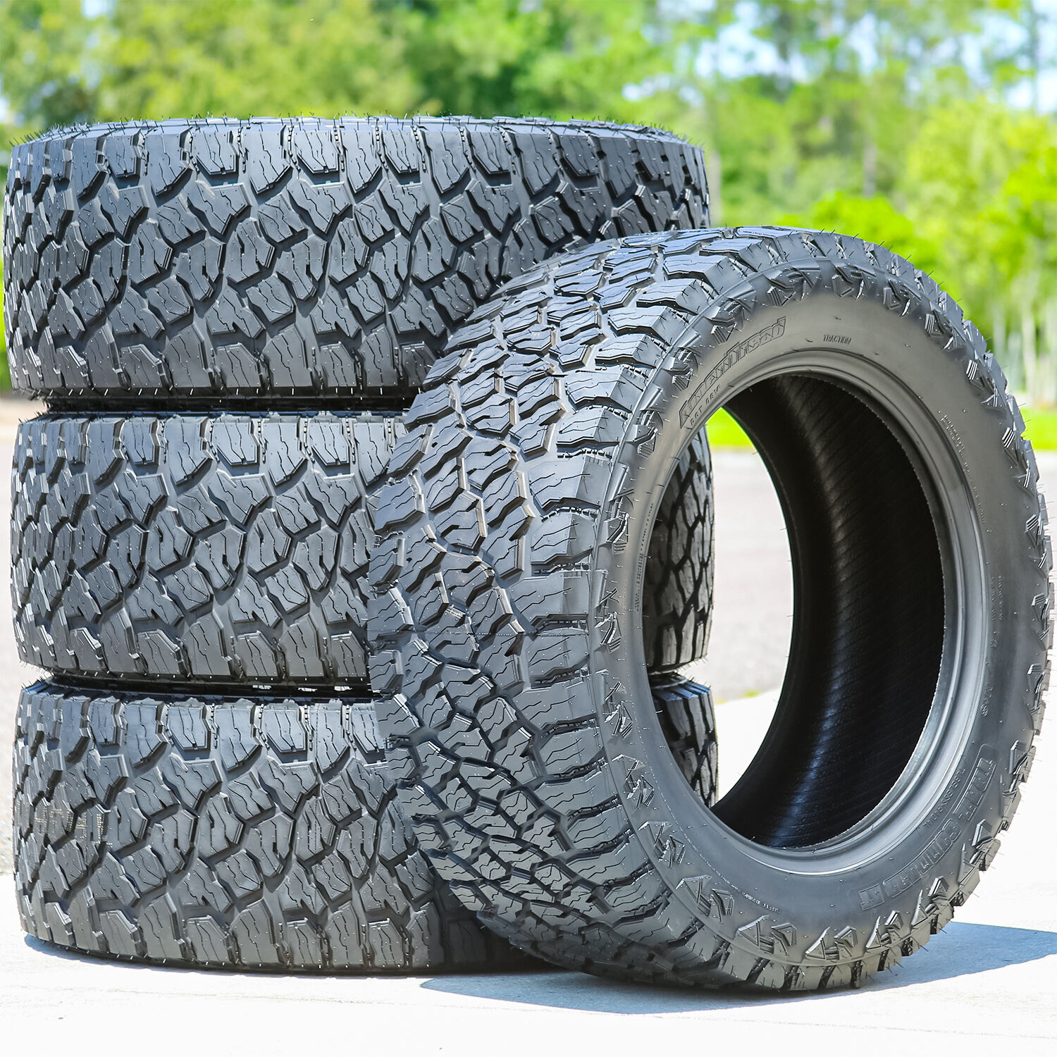 Set Of 4 Ameritread Trail Command AT LT 33X12.50R22 109R E (10 Ply)
