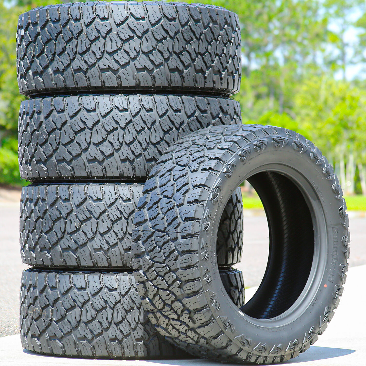 Set Of 4 Ameritread Trail Command AT LT 33X12.50R22 109R E (10 Ply)