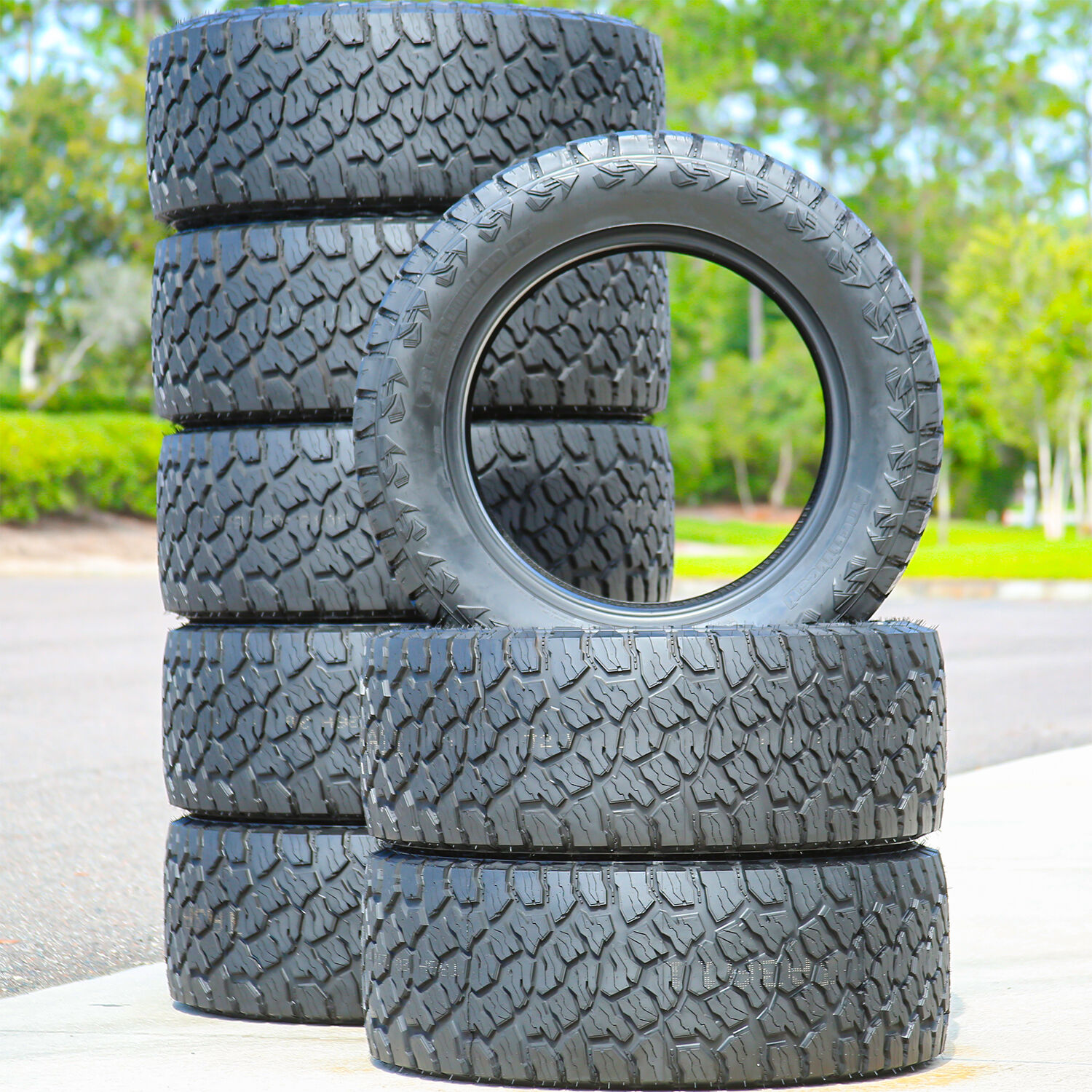 Set Of 4 Ameritread Trail Command AT LT 33X12.50R22 109R E (10 Ply)