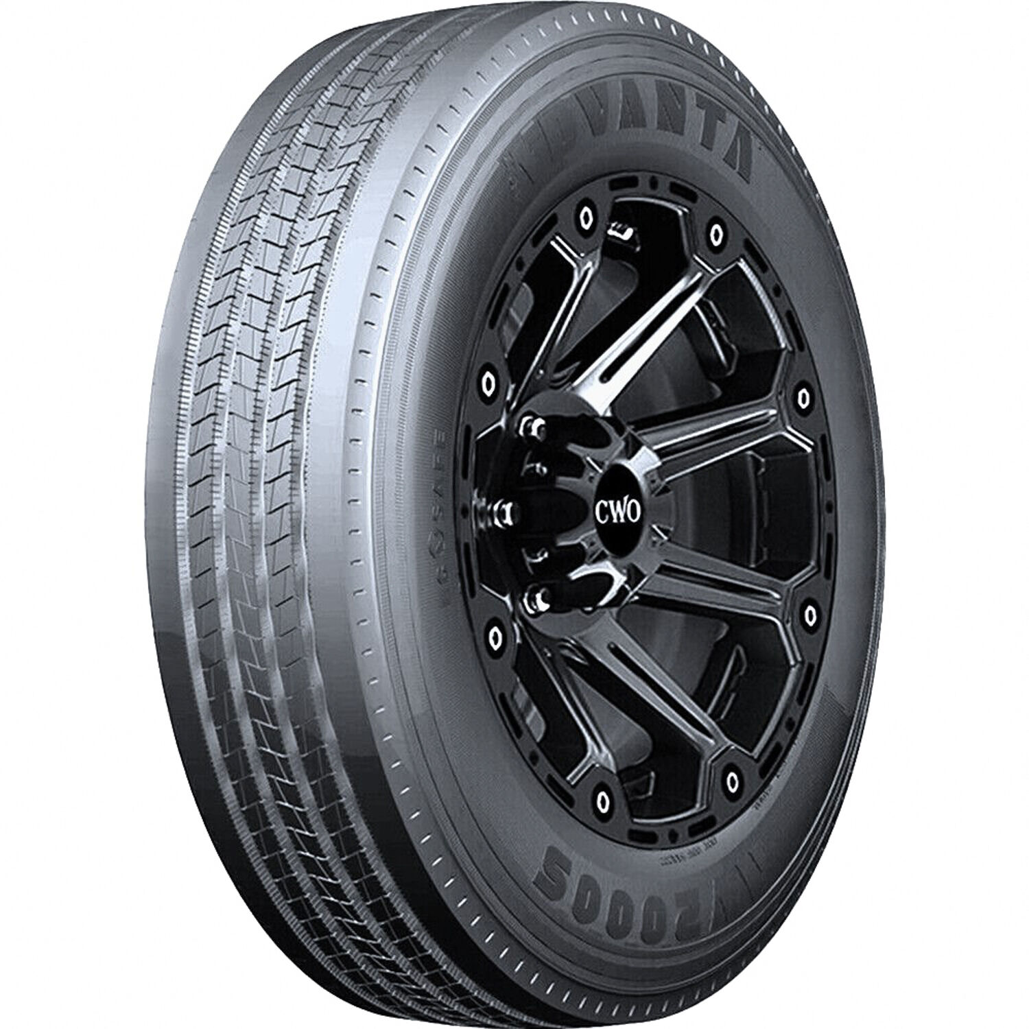 Advanta AV2000S Steel Belted 225/70R19.5 125/123M F (12 Ply) AS A/S All Season Tire
