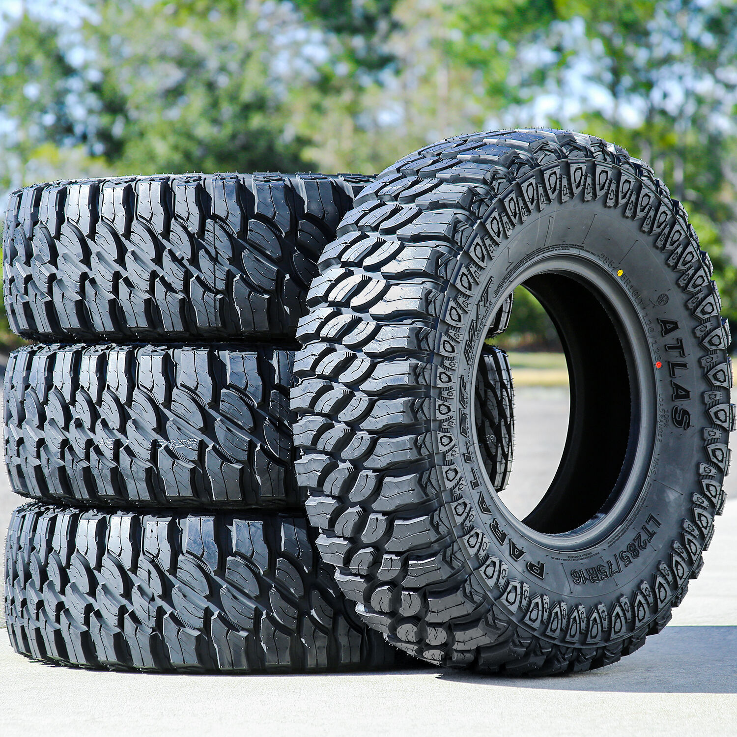 Atlas Tire Paraller M/T LT 285/75R16 126/123Q E (10 Ply)