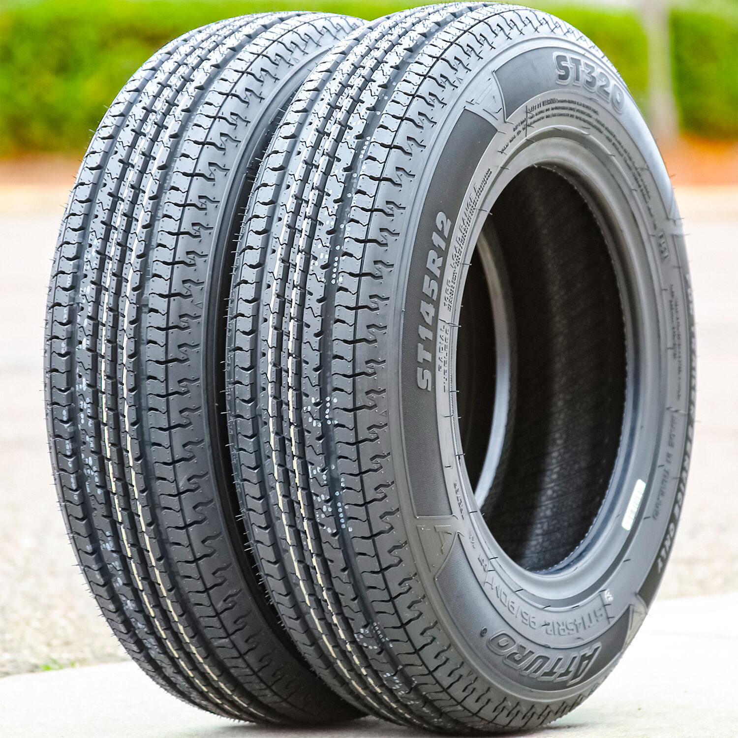 Set Of 4 Atturo ST320 ST 145R12 95/90M E (10 Ply)