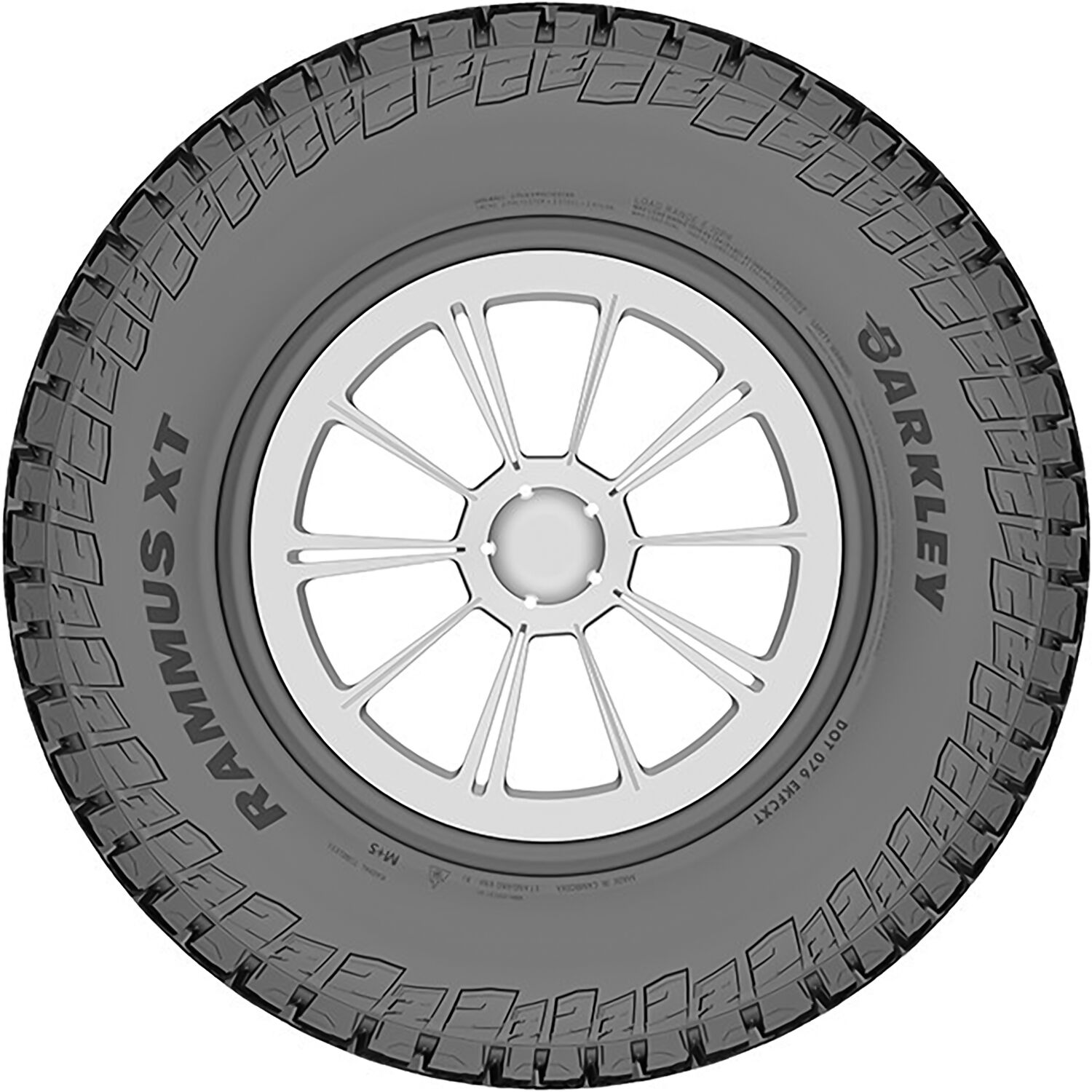 Set Of 4 Barkley Rammus X/T LT 33X12.50R18 122R, F (12 Ply)