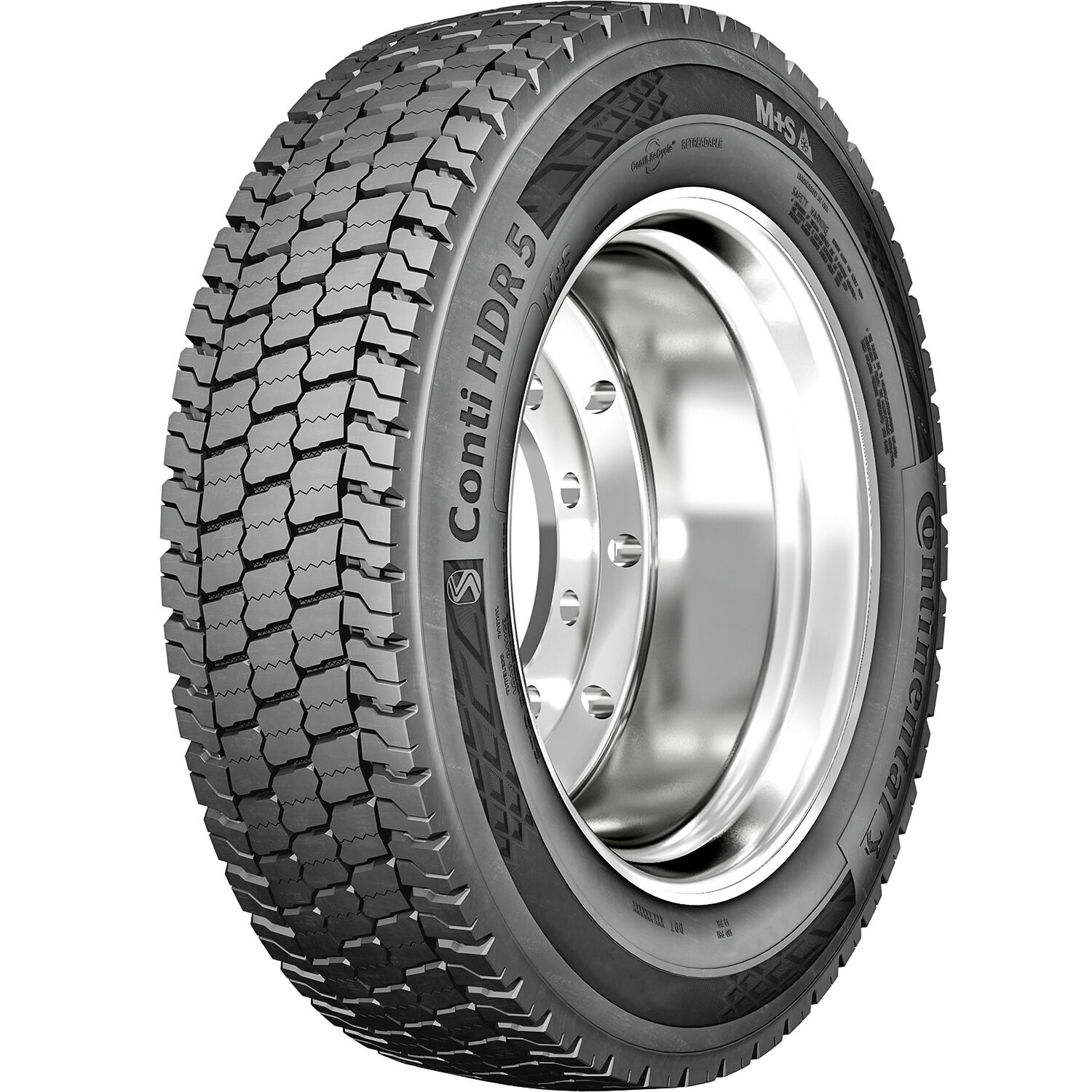 Continental Conti HDR 5 225/70R19.5 130/128N H (16 Ply) AS A/S All Season Tire