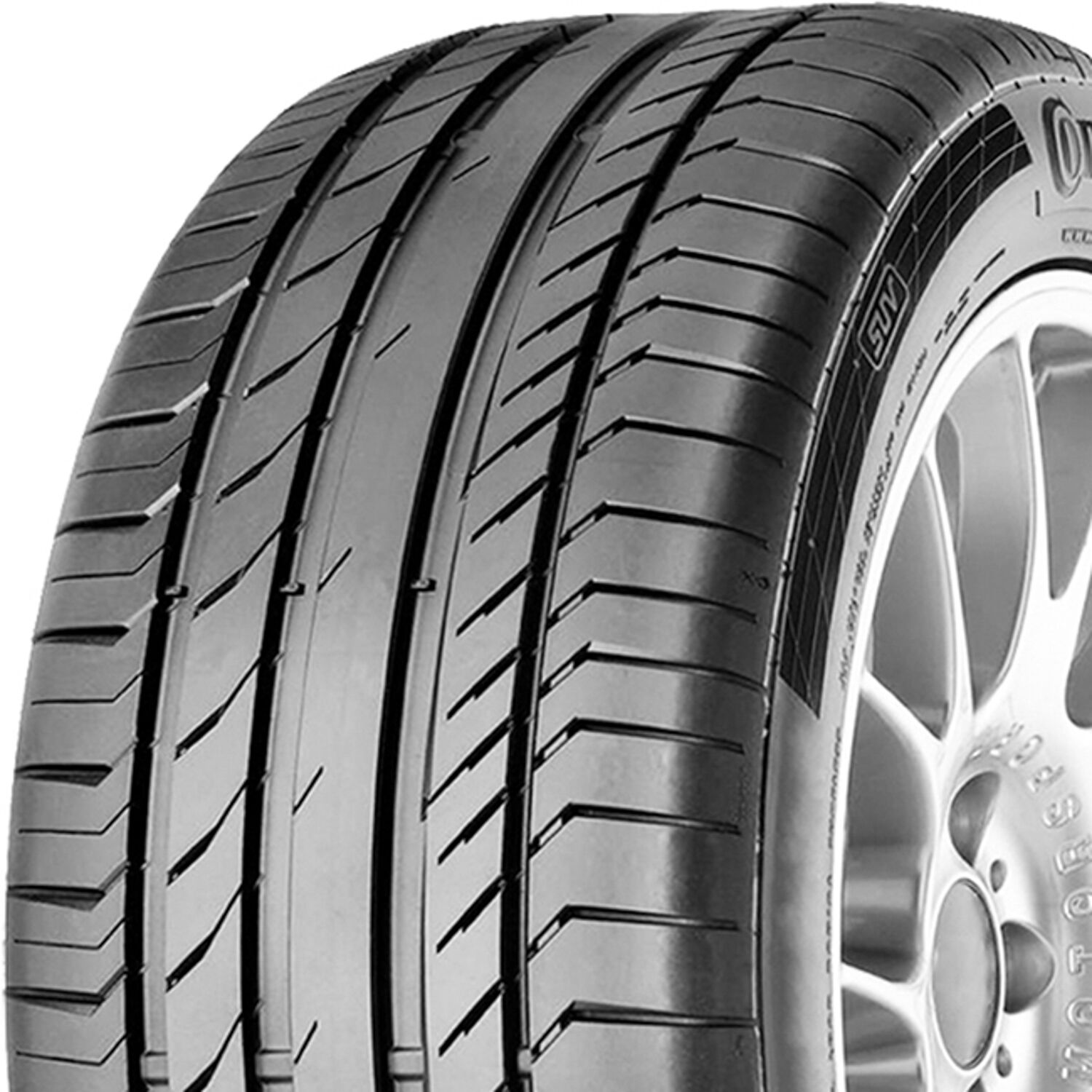 Set Of 4 Continental ContiSportContact 5 SUV SSR (*) 255/55R18 109V XL Run Flat