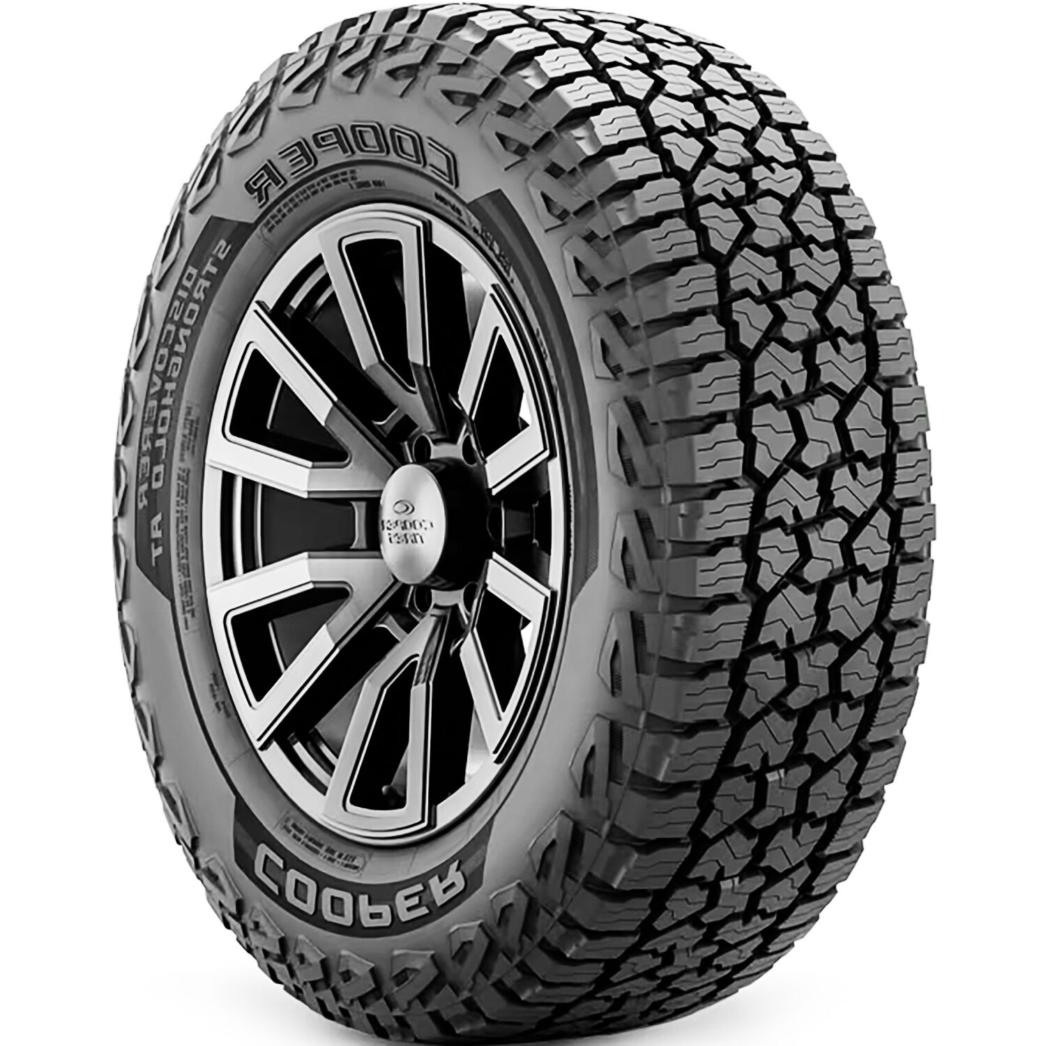 Set Of 4 Cooper Discoverer Stronghold AT (3D-sipe) LT 265/60R20 121/118S E (10 Ply)