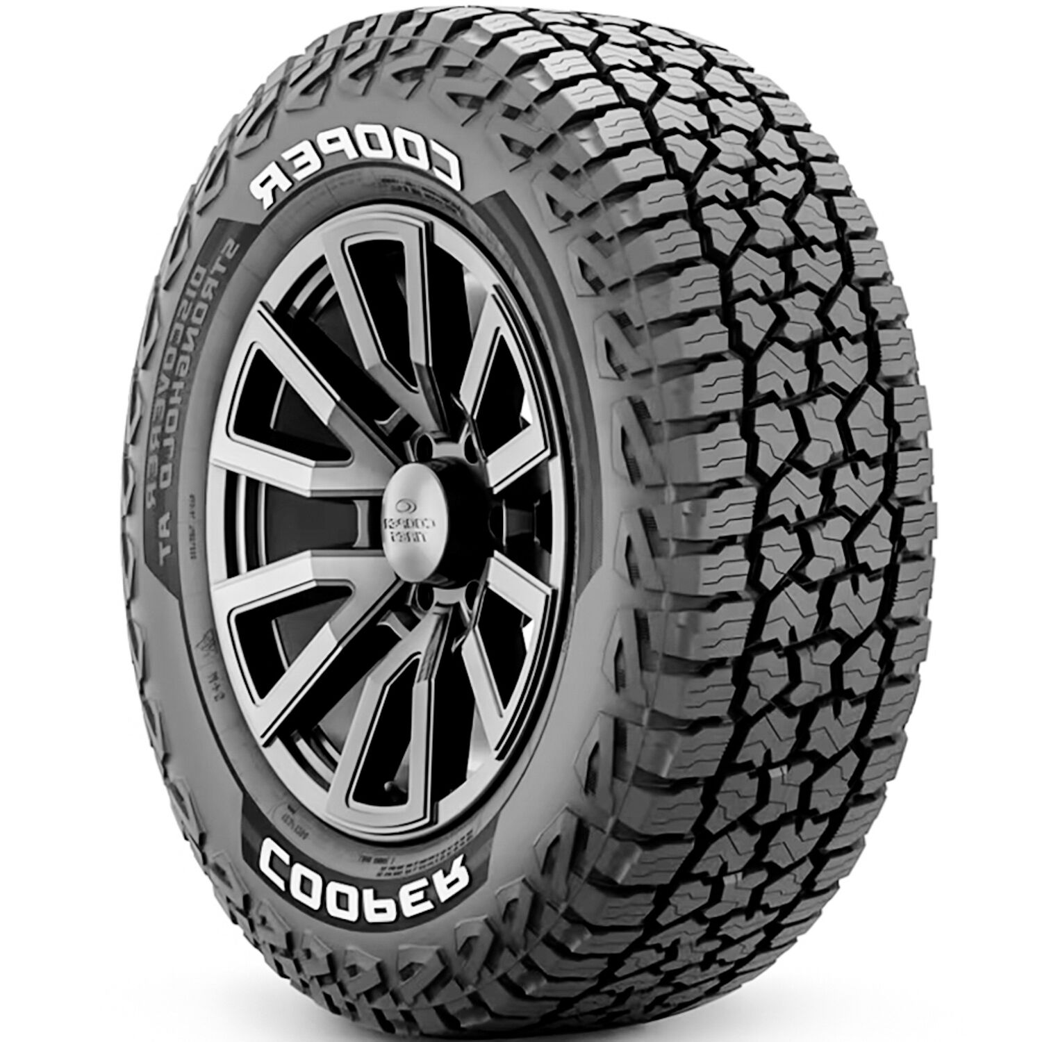 Set of 4 Cooper Discoverer Stronghold AT (3D-sipe) LT 265/75R16 123/120S E (10 Ply) (RWL)