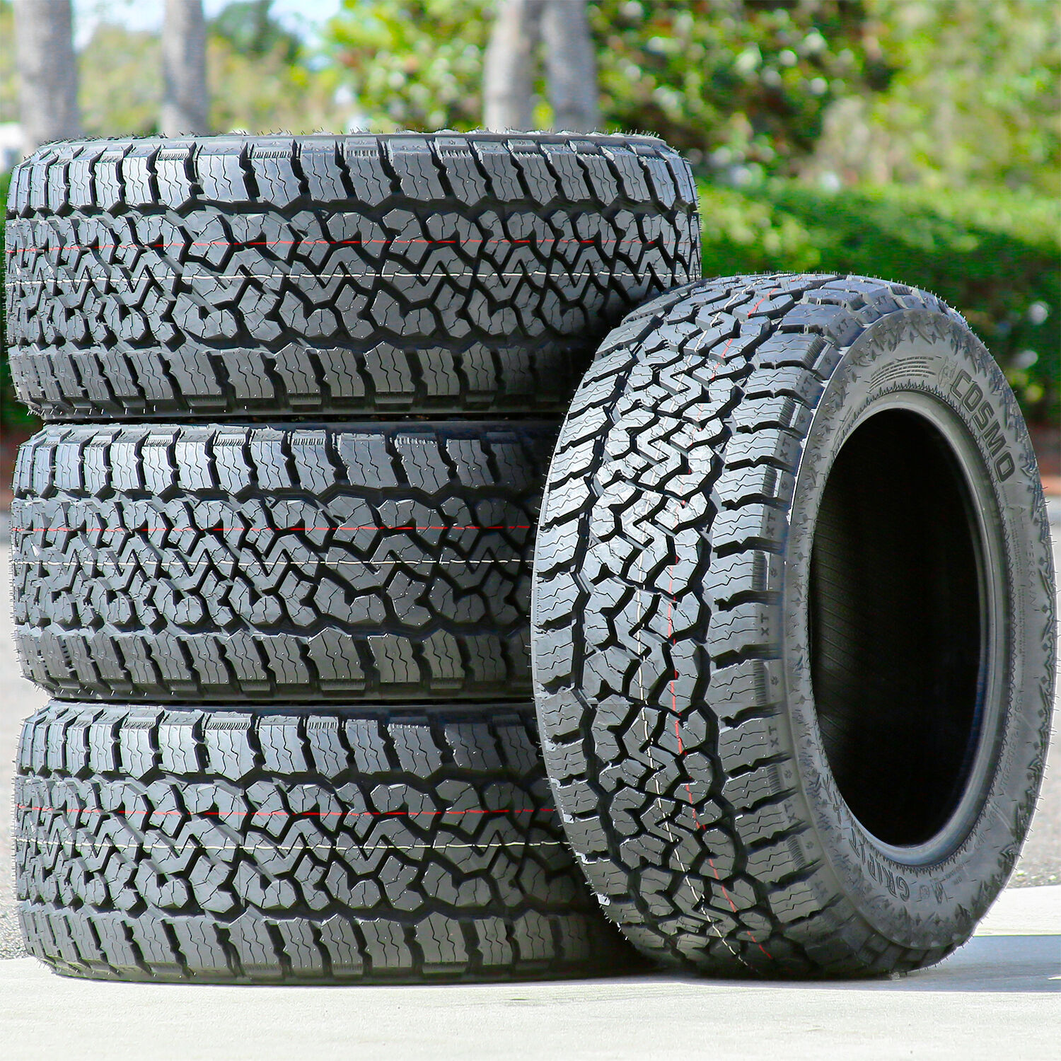 Set Of 4 Cosmo Gripit XT LT 33X12.50R20 119R F (12 Ply)