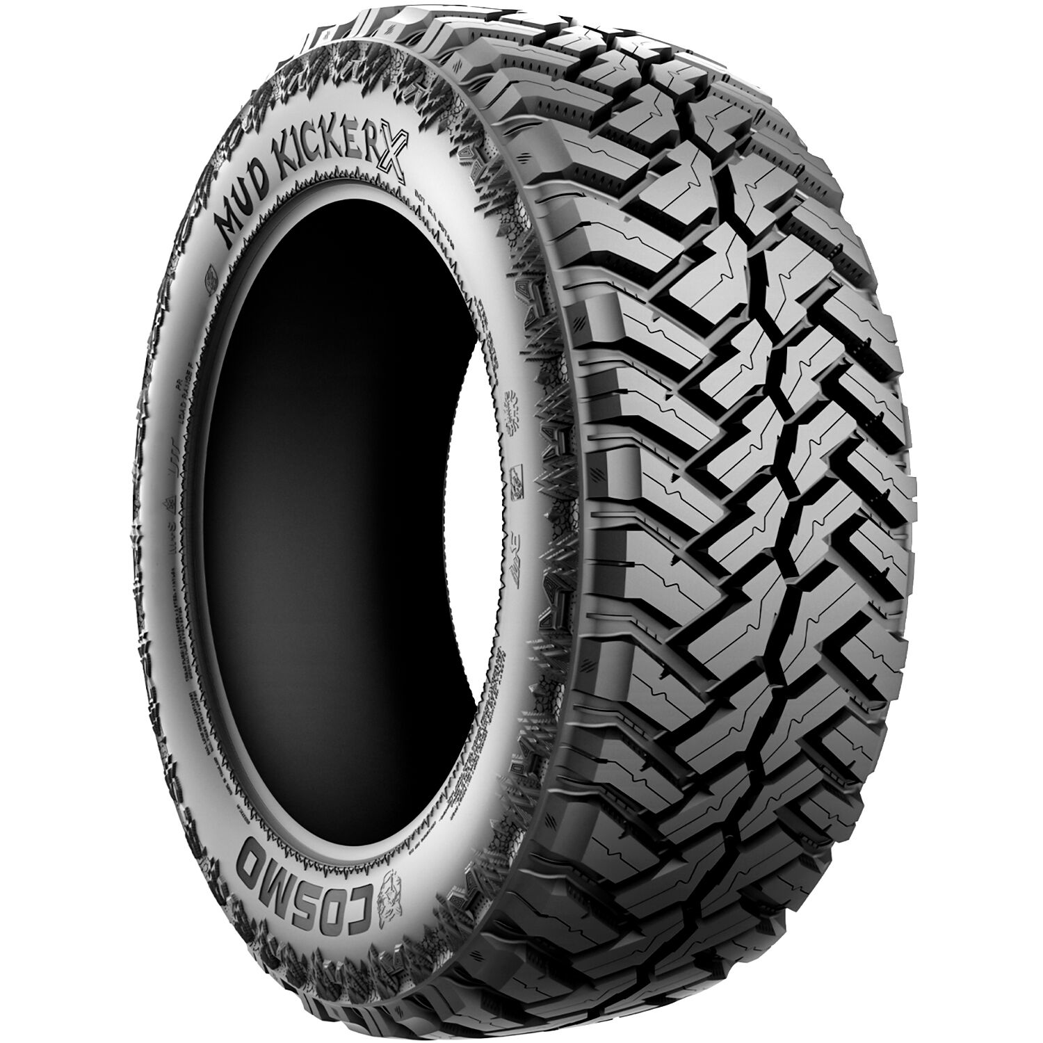 Cosmo Mud Kicker X (Quiet Kat) LT 37X13.50R22 128Q F (12 Ply)